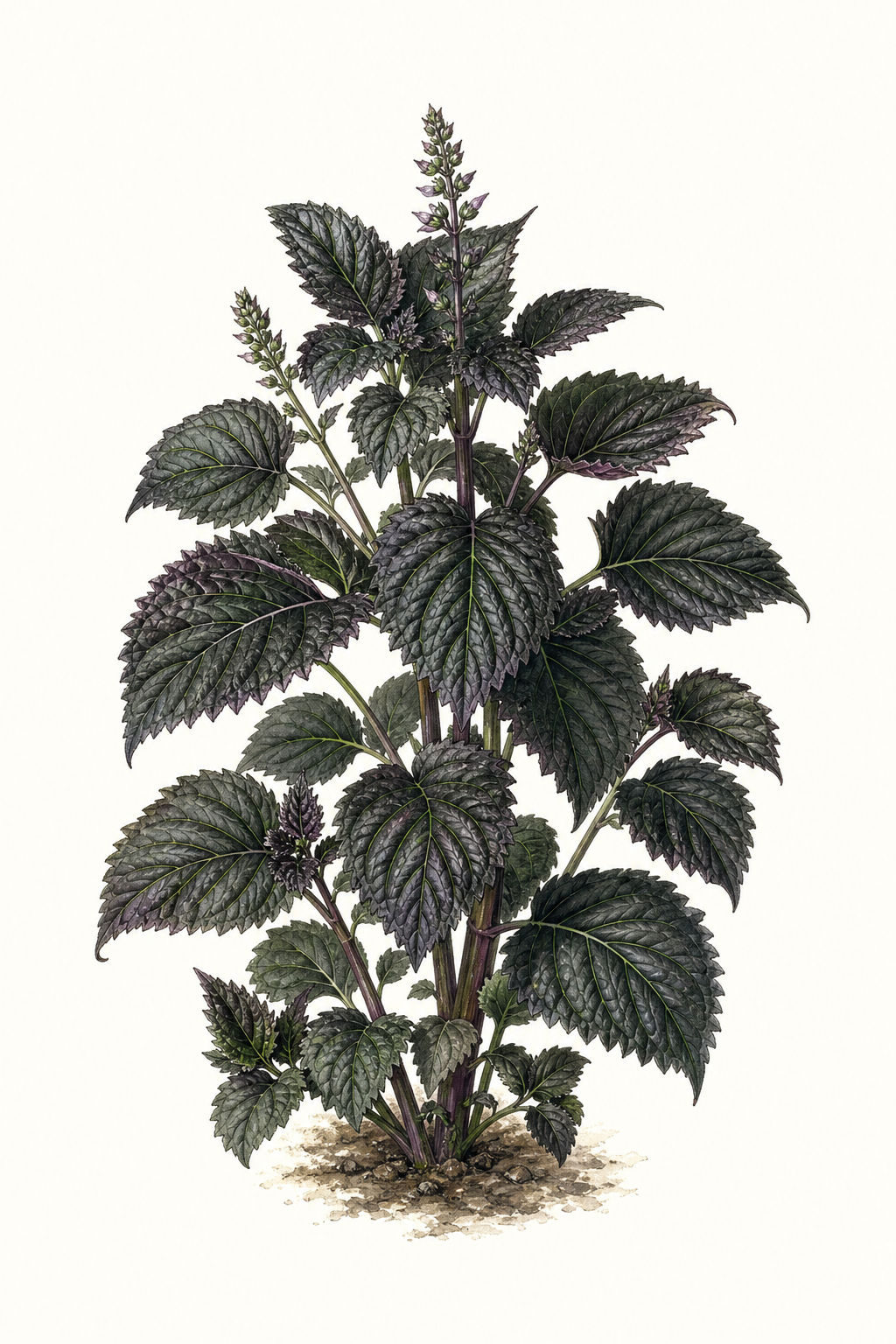 Botanical illustration of Britton Shiso