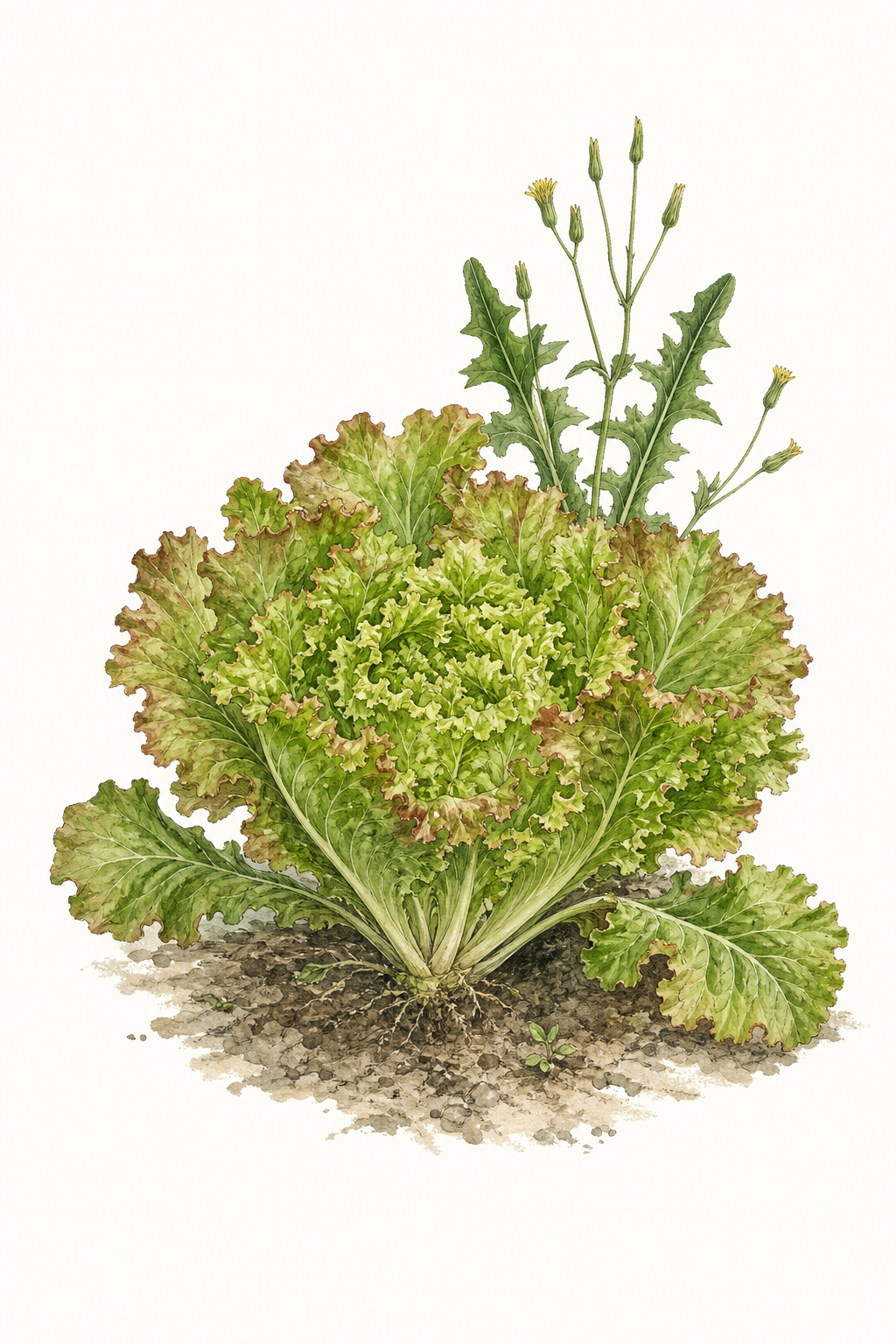Botanical illustration of Cherokee