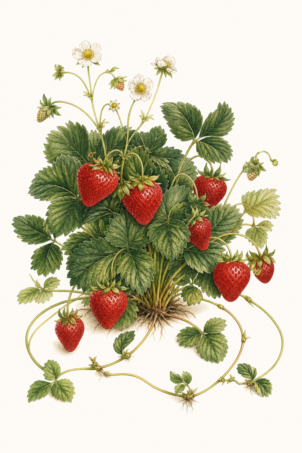Botanical illustration of Camarosa