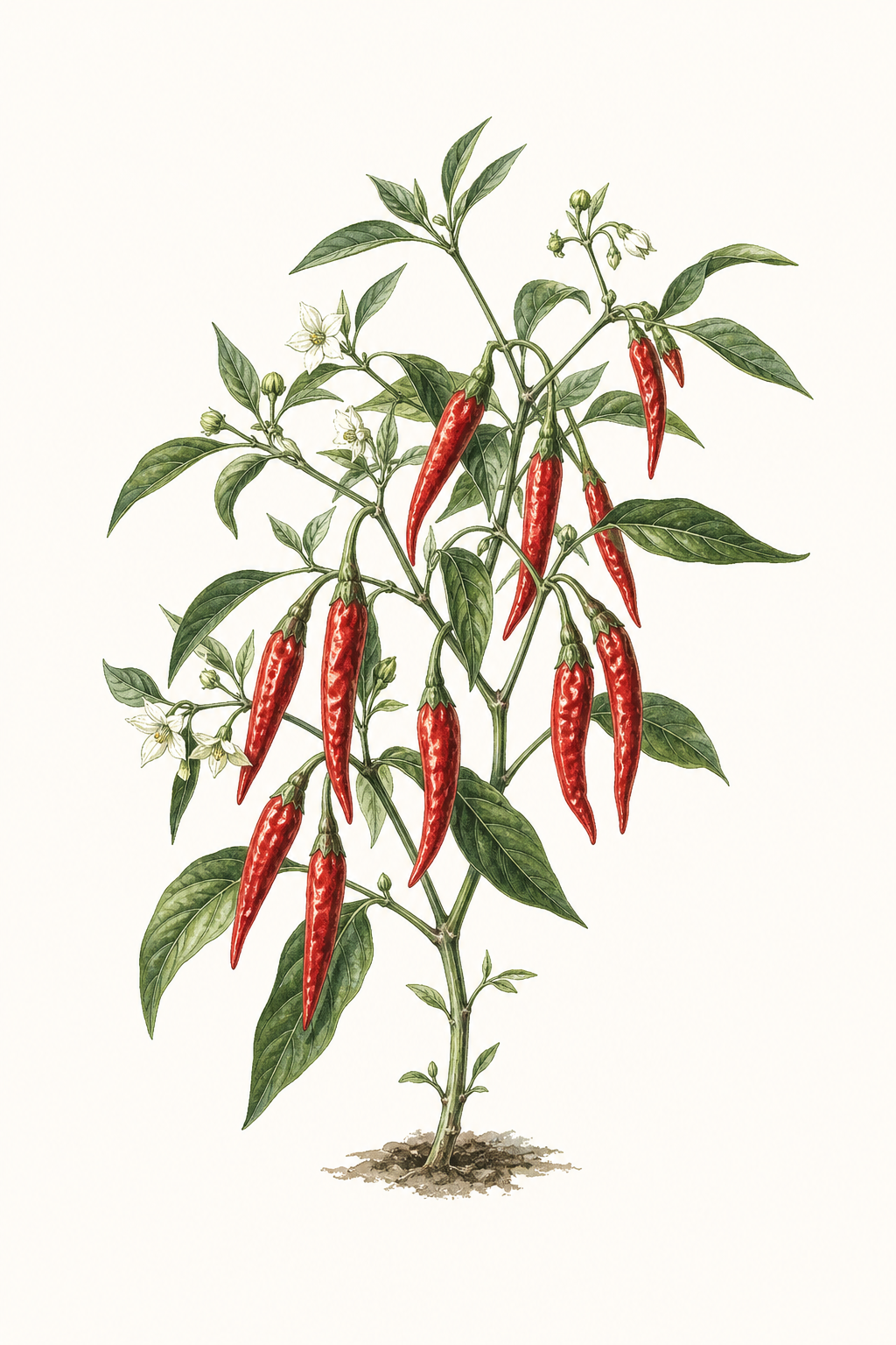 Botanical illustration of De Arbol