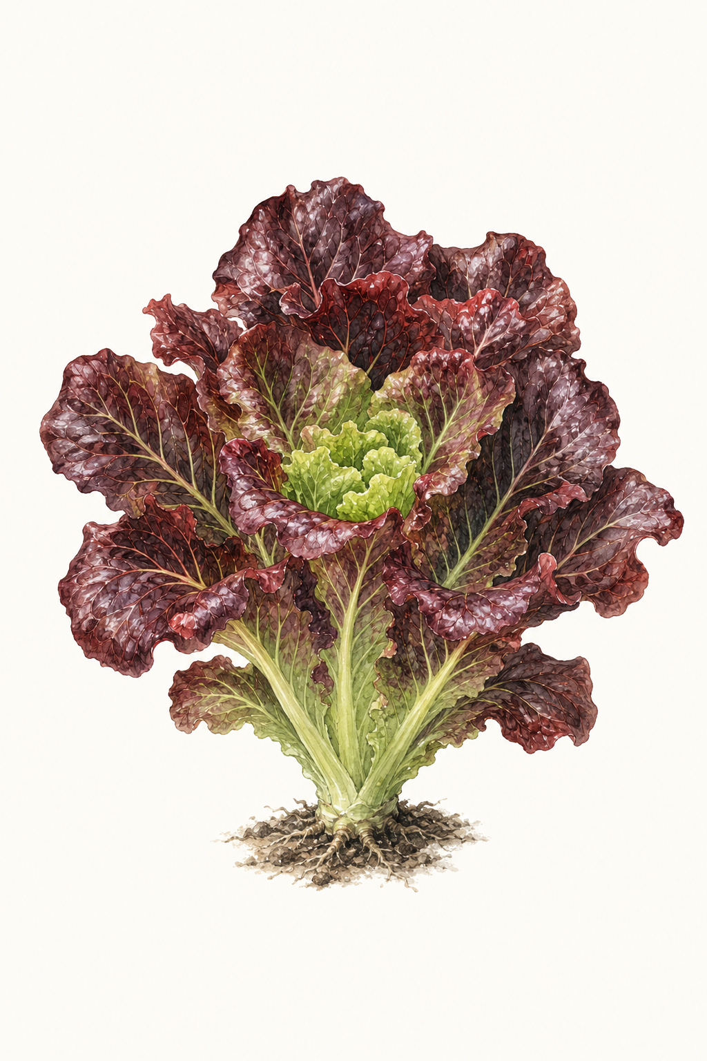 Botanical illustration of Cosmic Crimson
