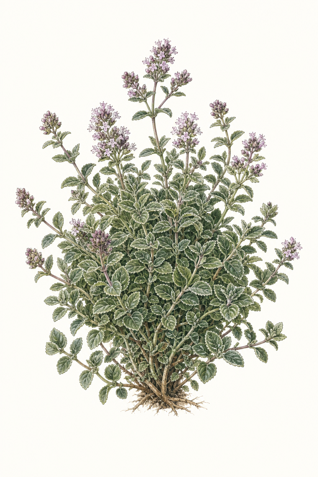 Botanical illustration of Greek