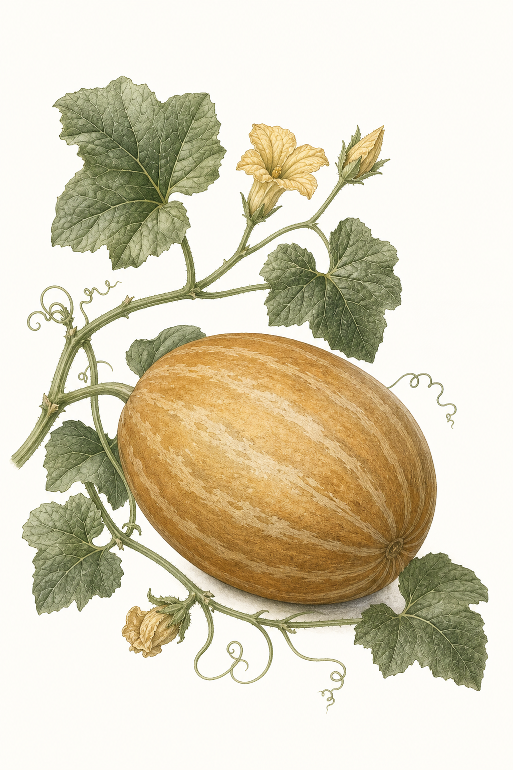 Botanical illustration of Navajo Winter
