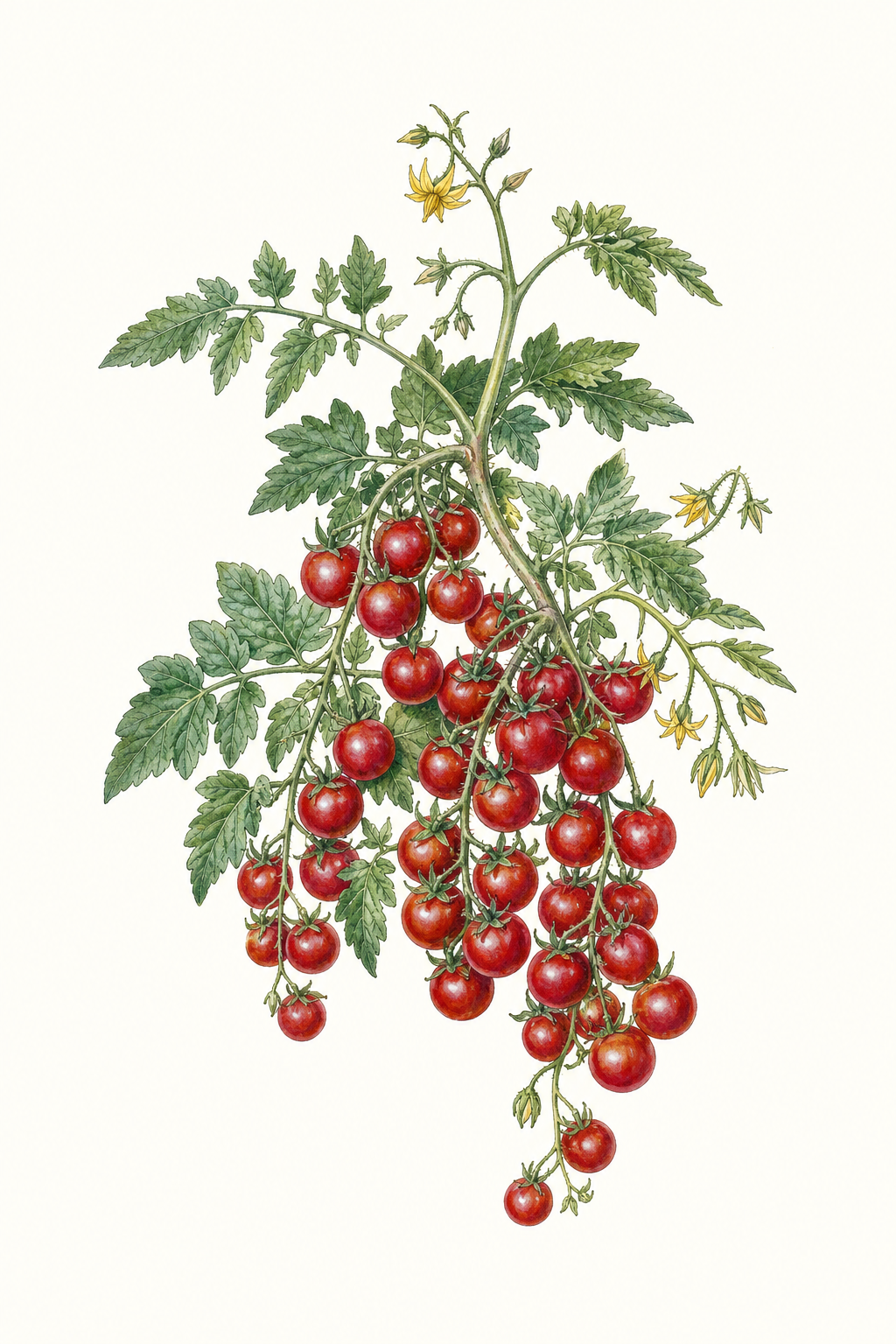 Botanical illustration of Candyland Red