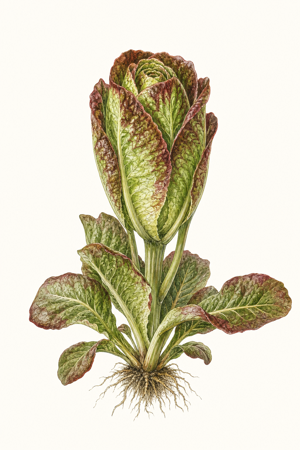 Botanical illustration of Red Little Gem