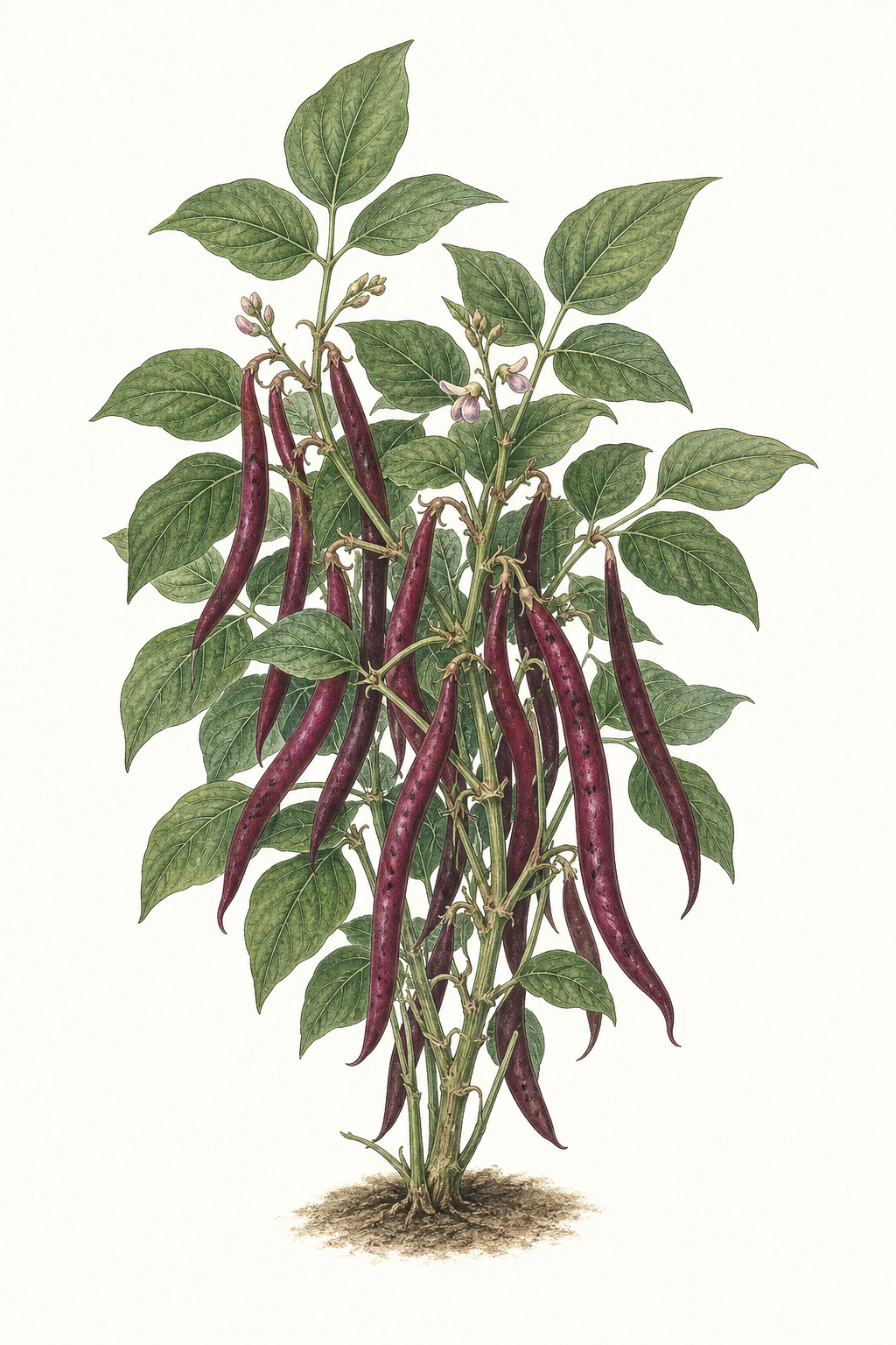 Botanical illustration of Royal Burgundy
