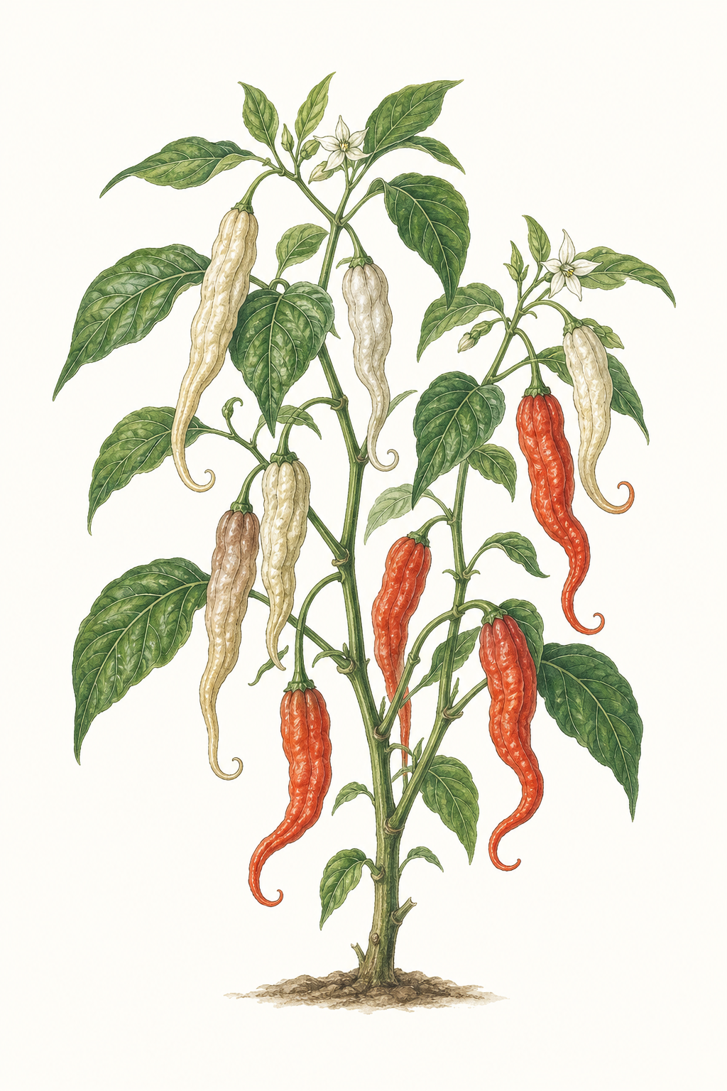 Botanical illustration of Bhutlah Scorpion