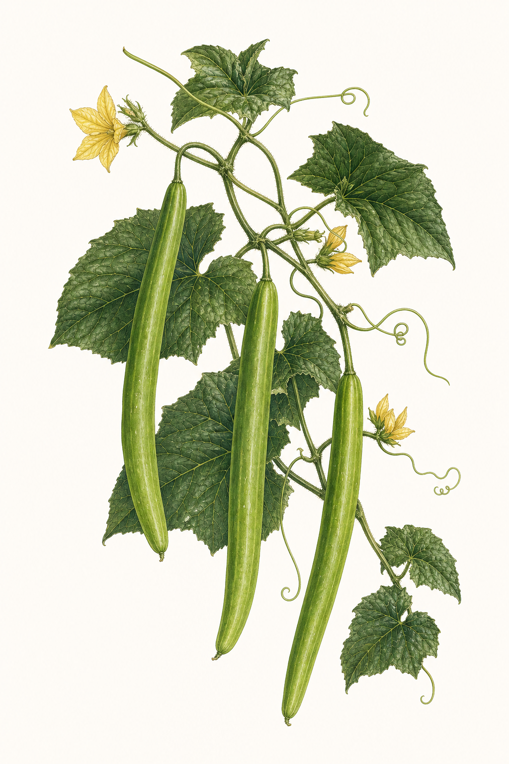 Botanical illustration of Tasty Jade