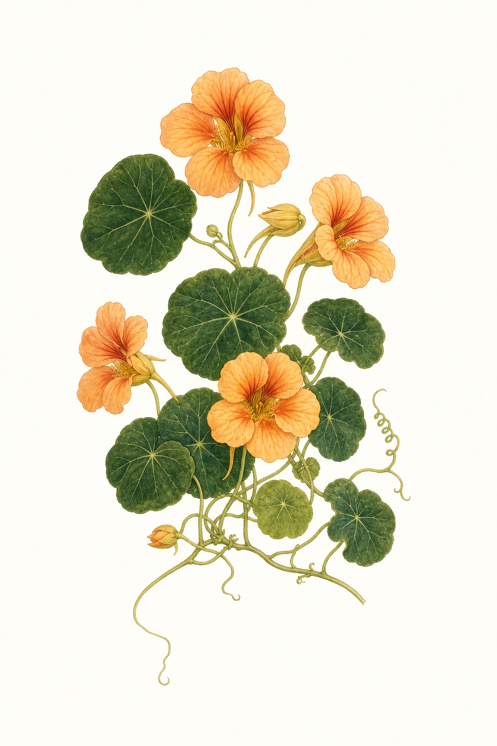 Botanical illustration of Tip Top Apricot