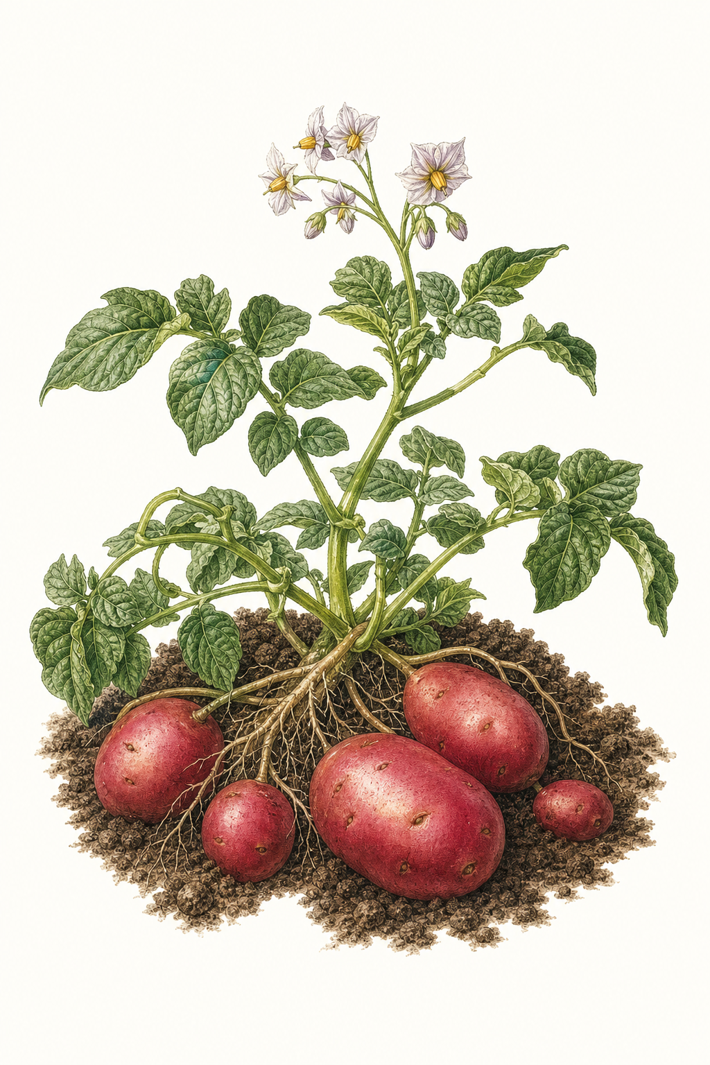 Botanical illustration of Pontiac