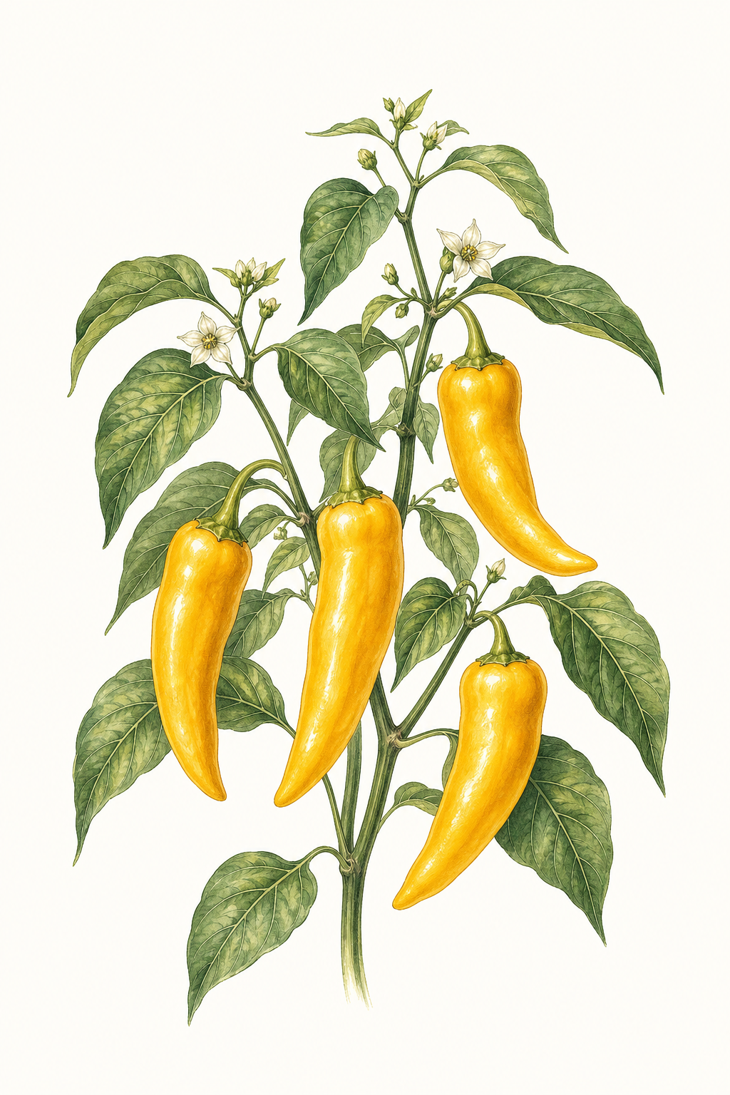 Botanical illustration of Golden Marconi