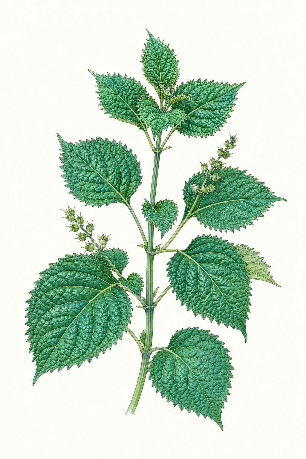 Botanical illustration of Ao Shiso