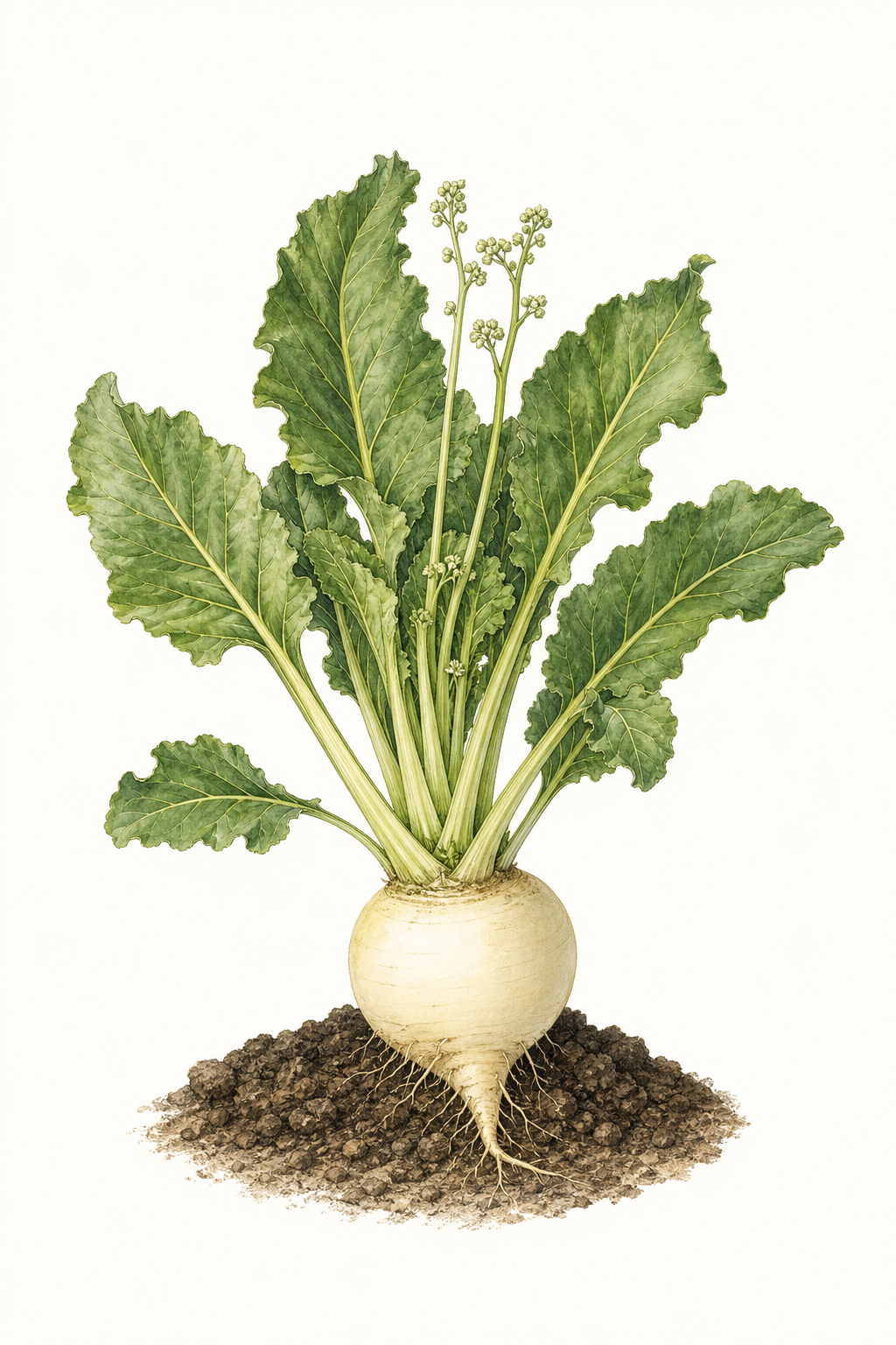 Botanical illustration of White Detroit