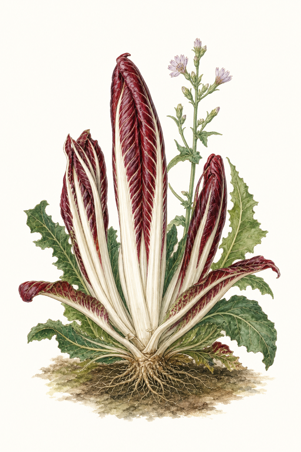 Botanical illustration of Treviso