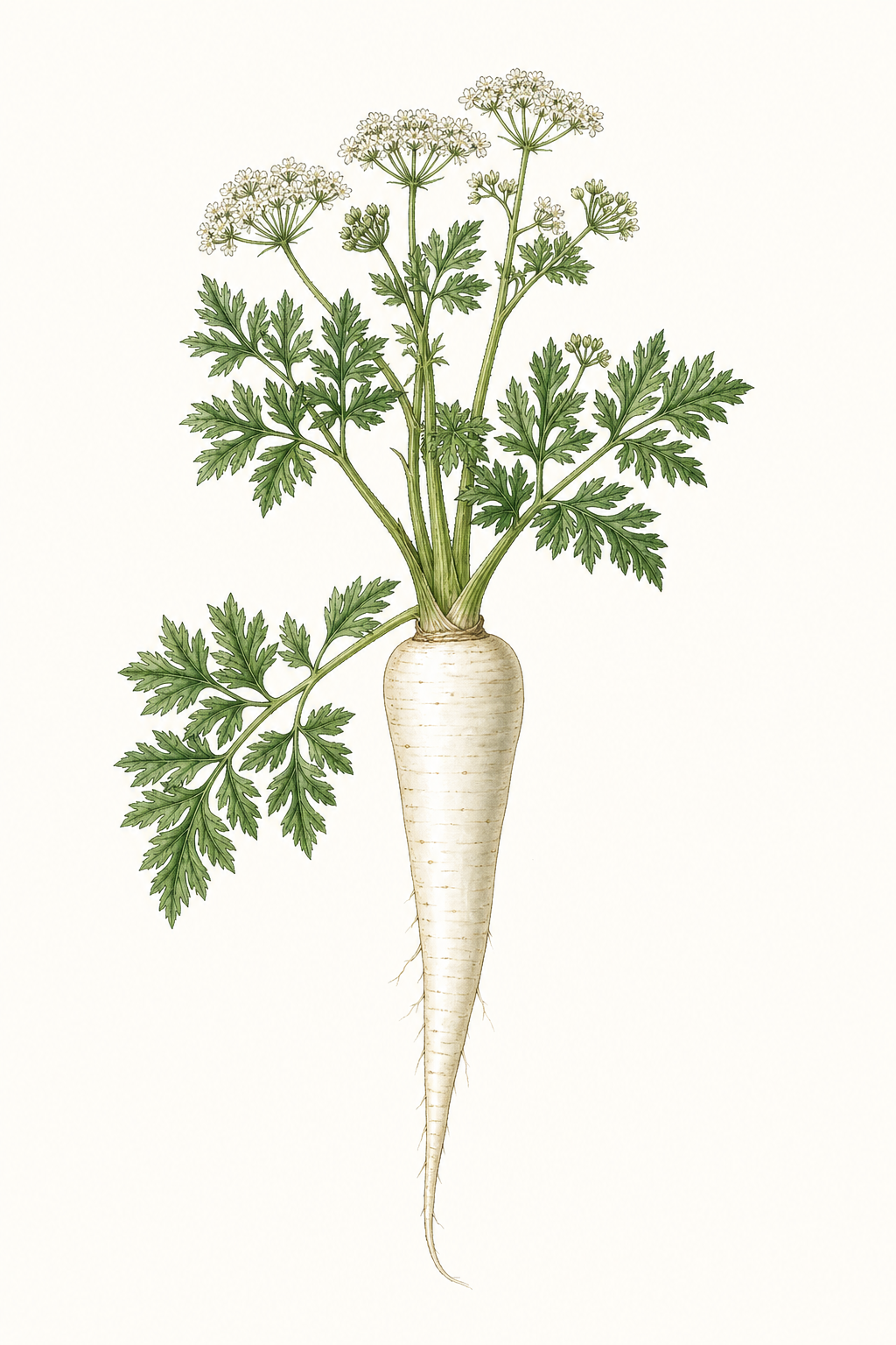 Botanical illustration of White Gem