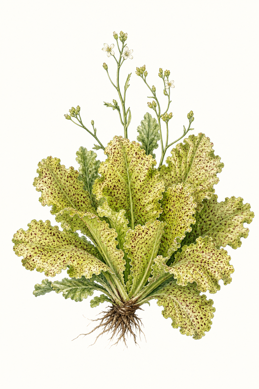 Botanical illustration of Freckles