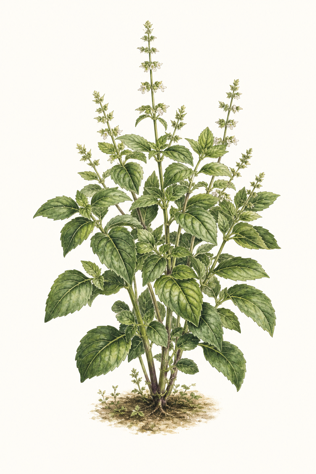 Botanical illustration of Holy