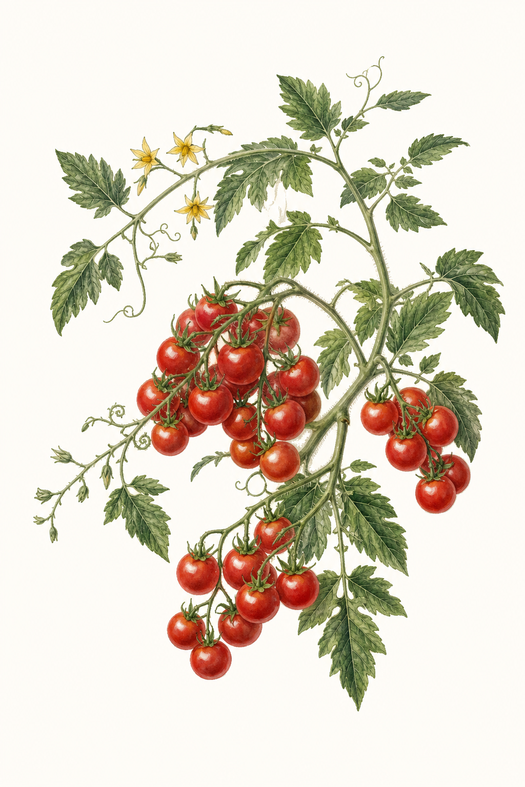 Botanical illustration of Tommy Toe