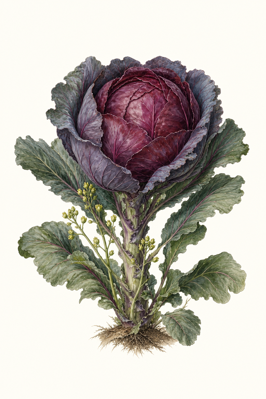 Botanical illustration of Burgundy