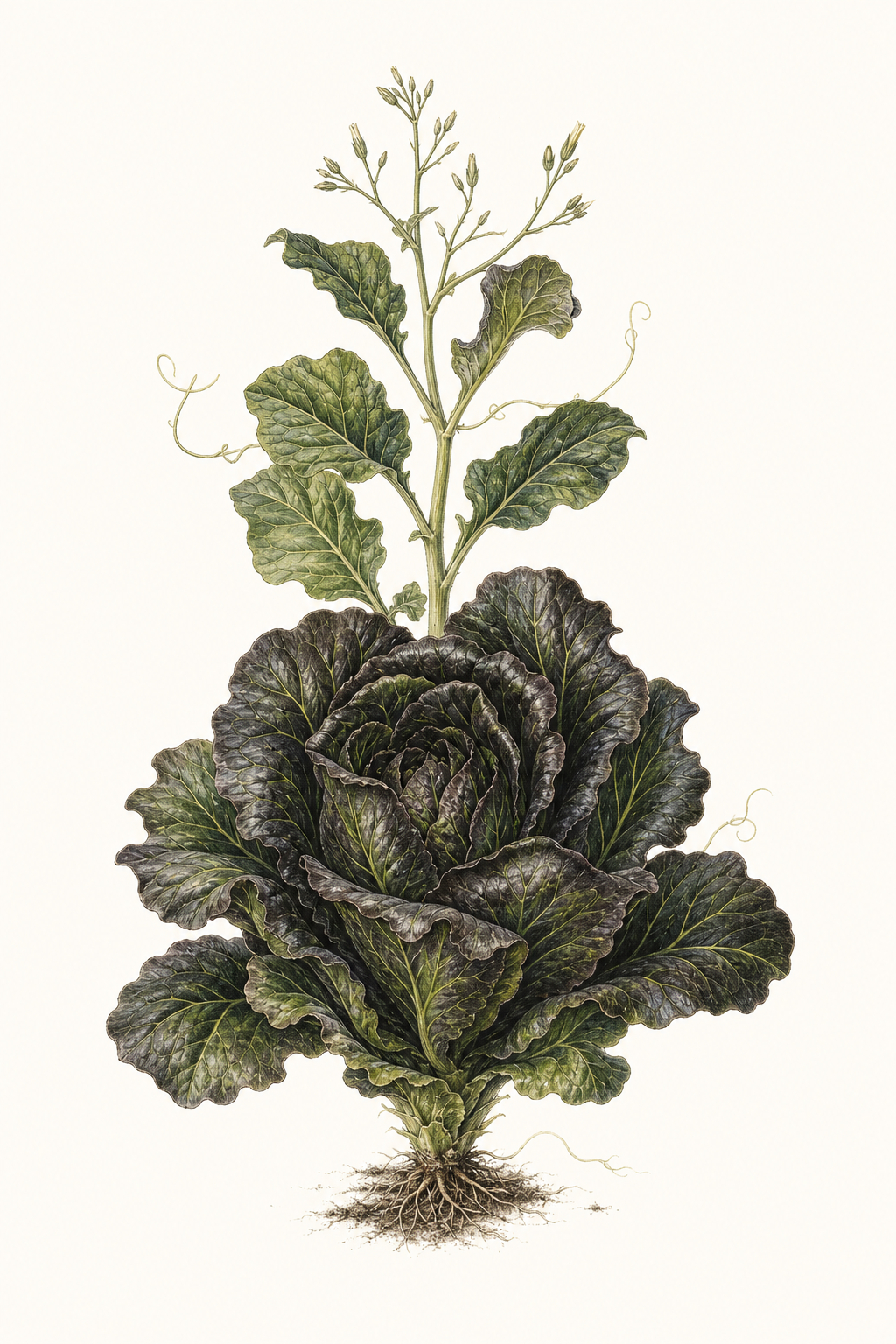 Botanical illustration of Black Jack