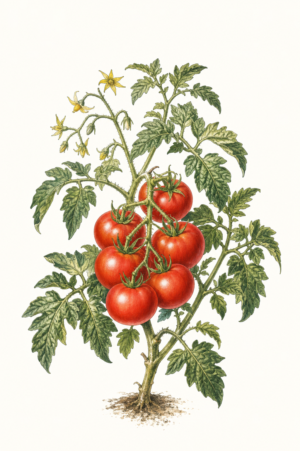 Botanical illustration of Early Girl