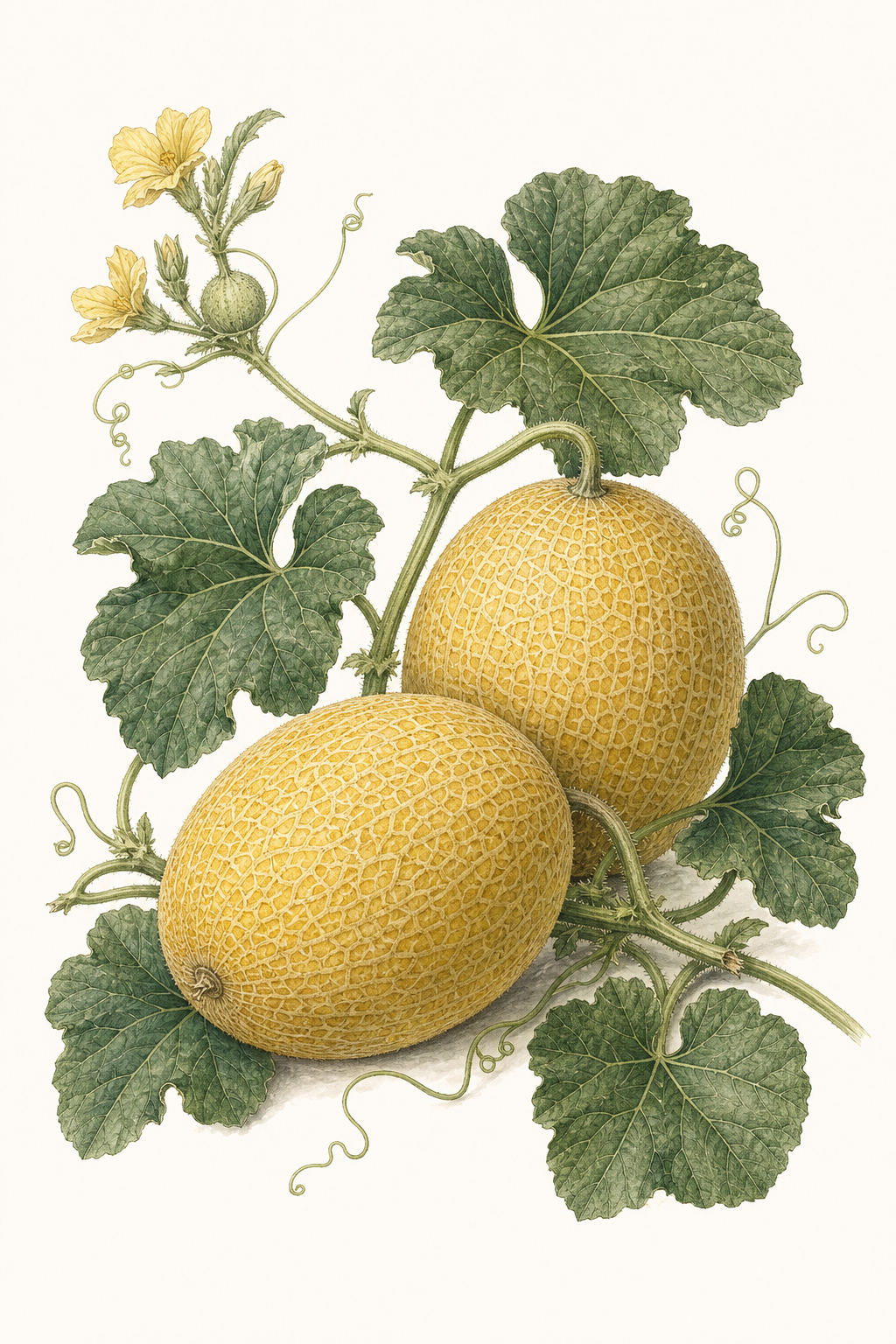Botanical illustration of Galia F1