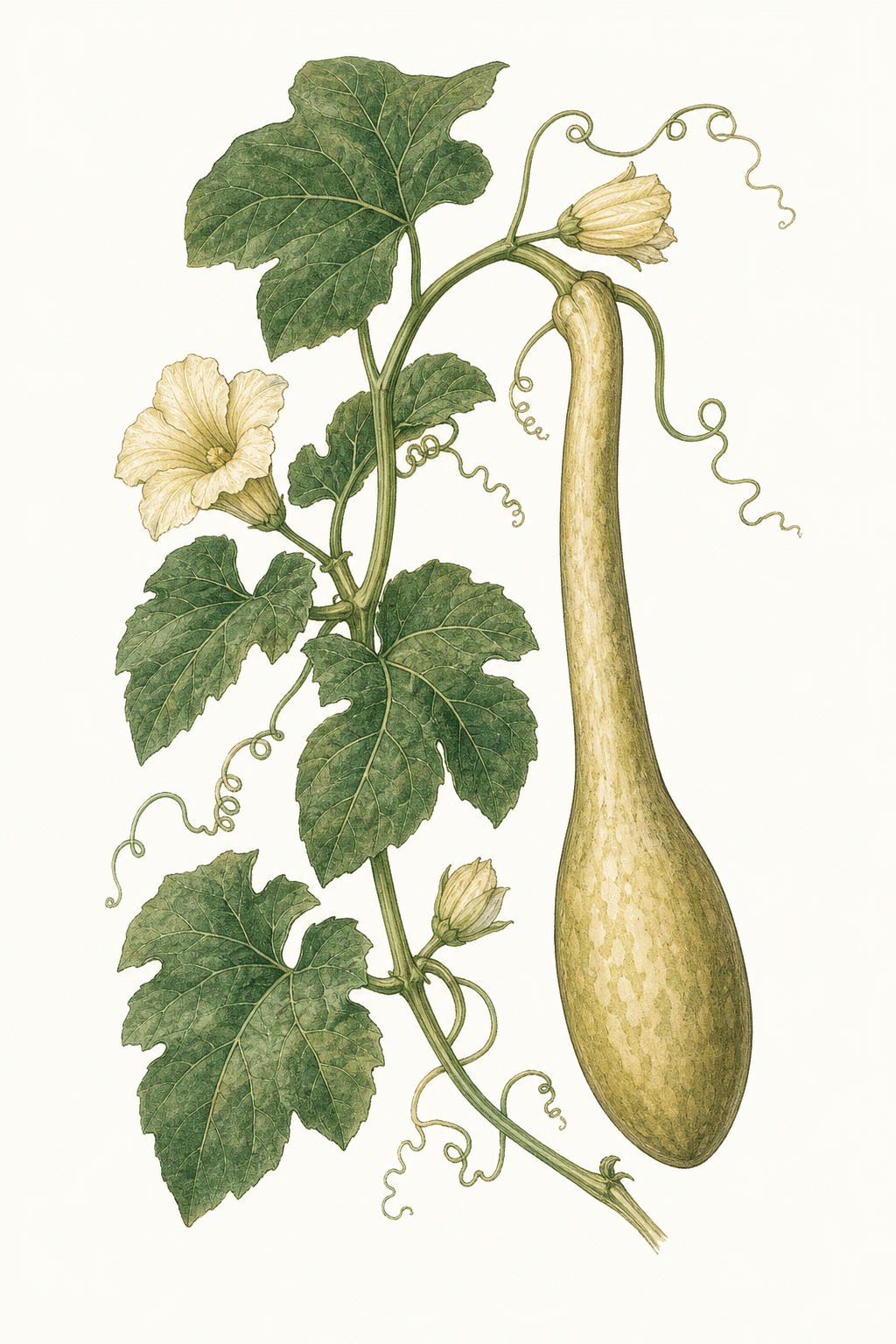 Botanical illustration of Extra Long Handled Dipper