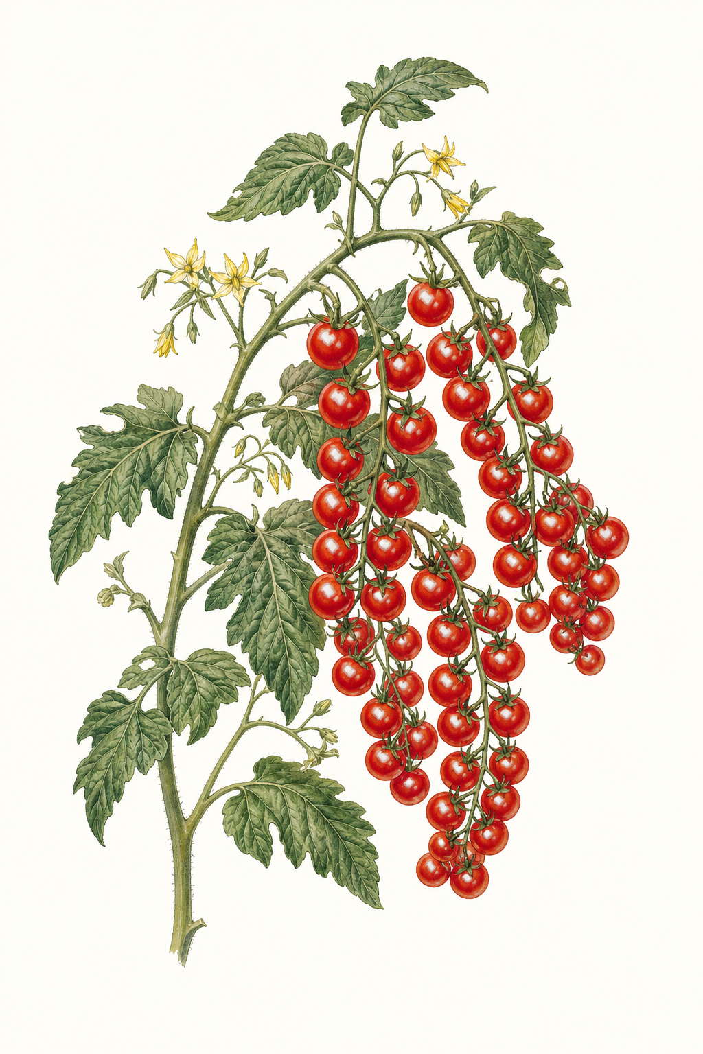 Botanical illustration of Super Sweet 100