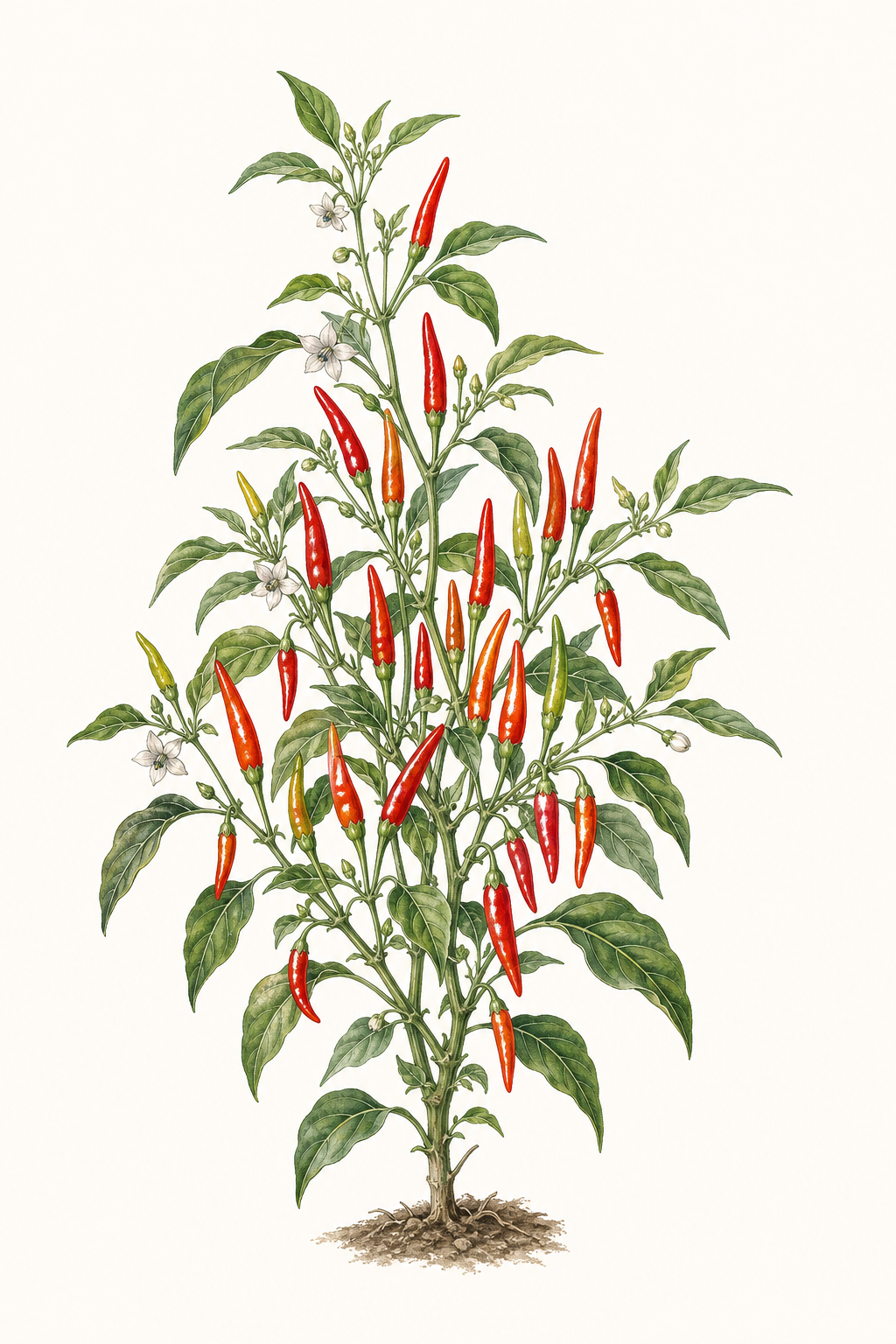 Botanical illustration of Tabasco