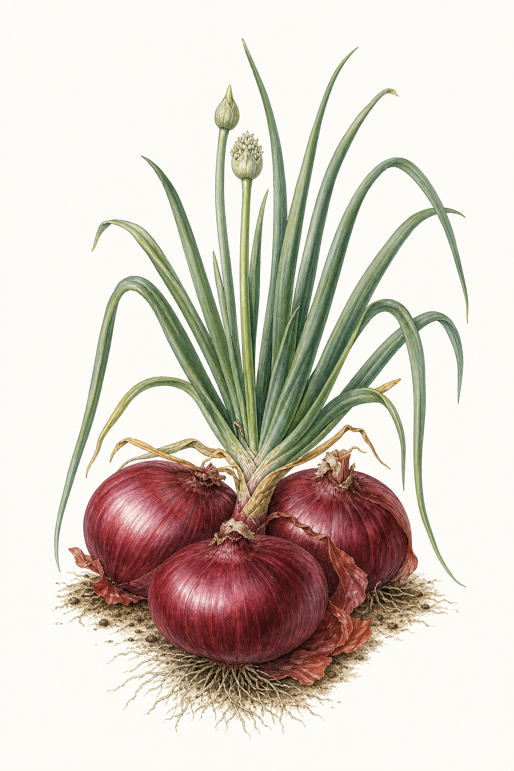 Botanical illustration of Yadkin Valley Red