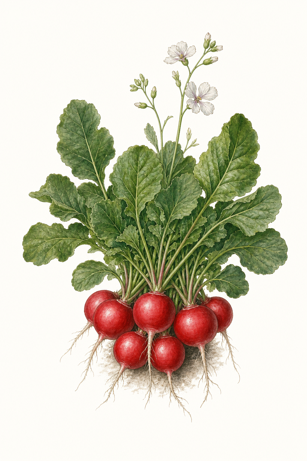 Botanical illustration of Cherry Belle