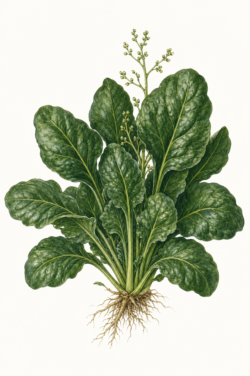 Botanical illustration of Tyee Spinach