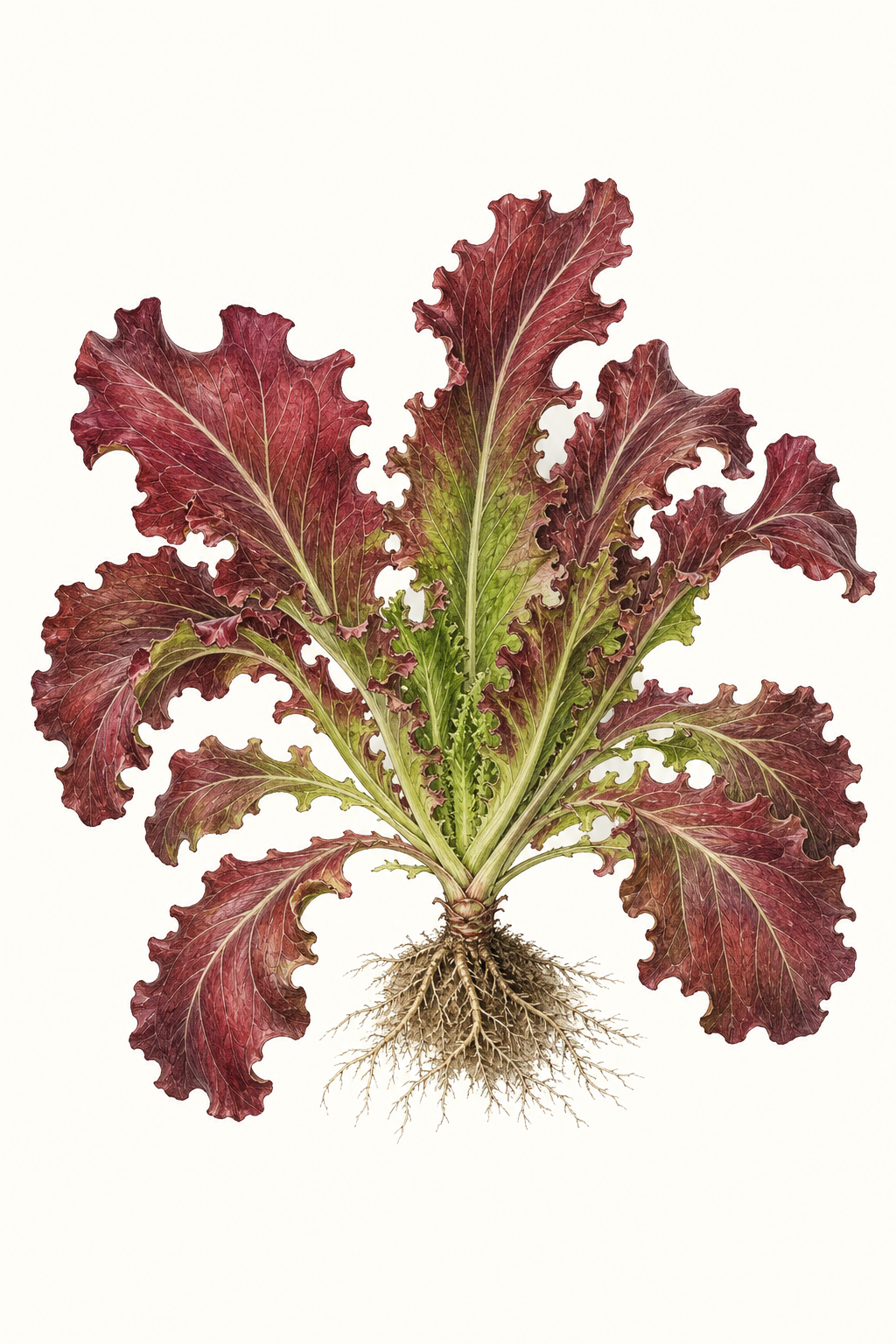 Botanical illustration of Red Sails