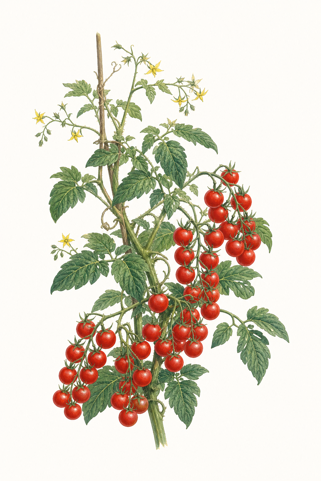 Botanical illustration of Tomatoberry Garden