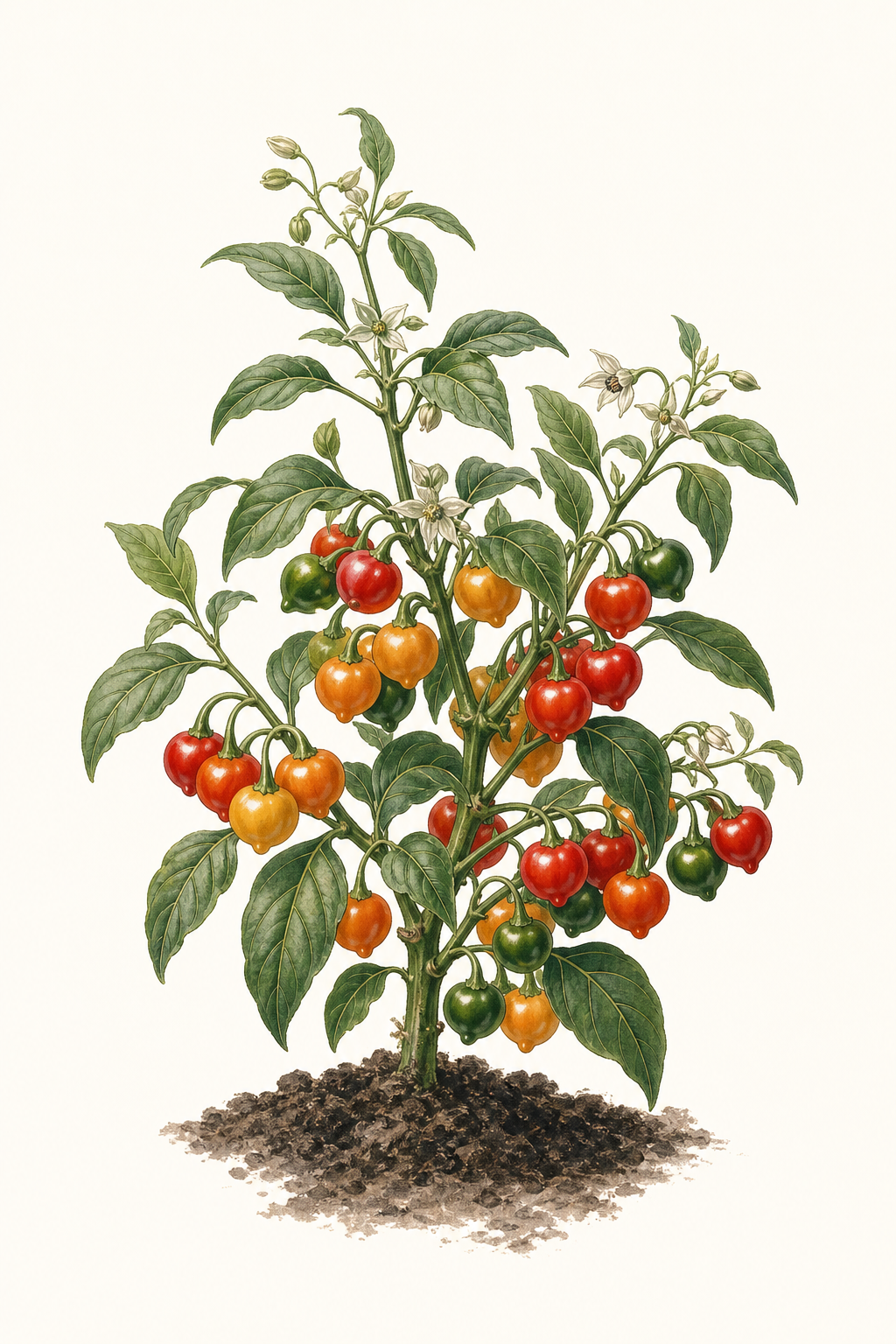 Botanical illustration of Sweet Cherry Blend
