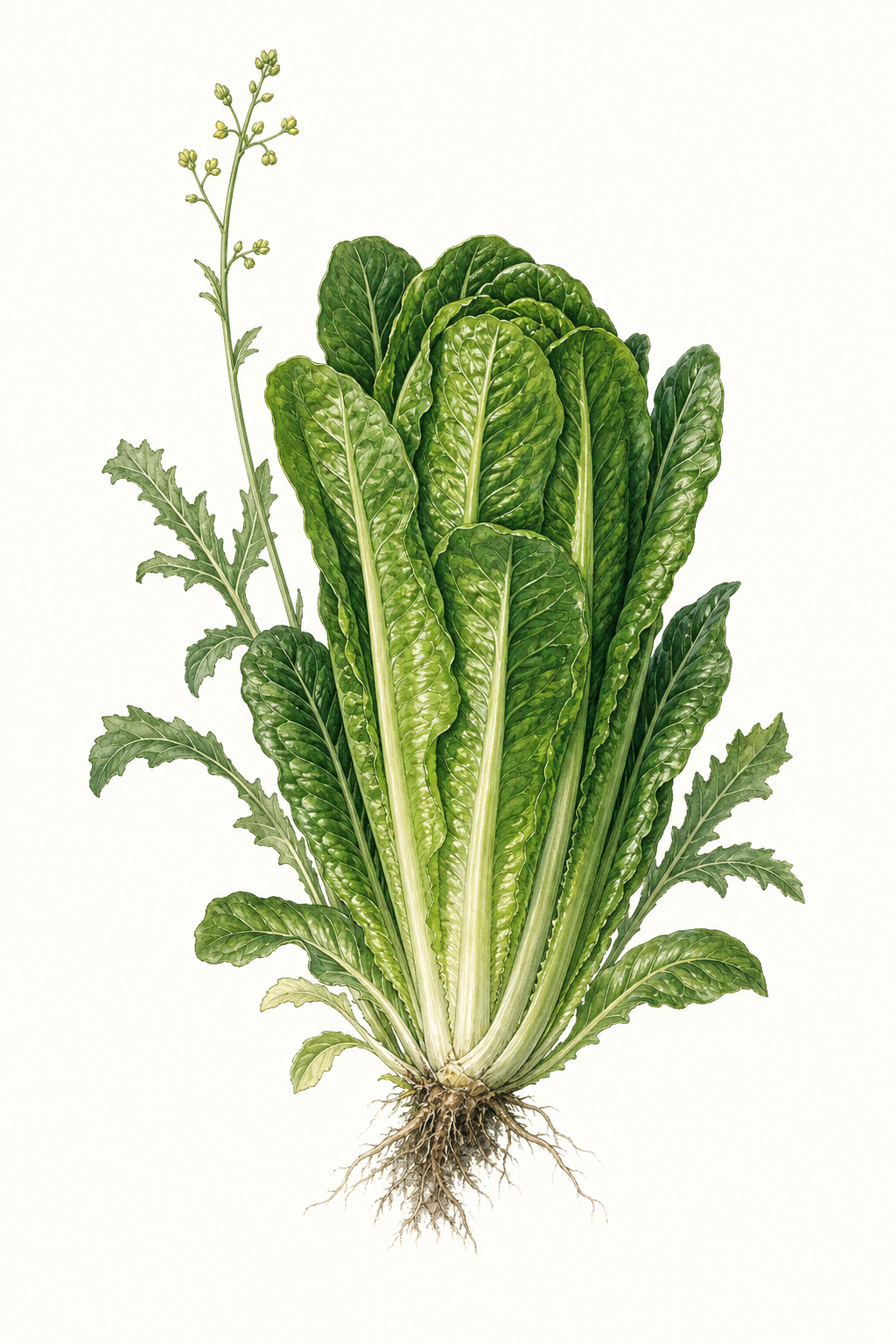 Botanical illustration of Green Gem