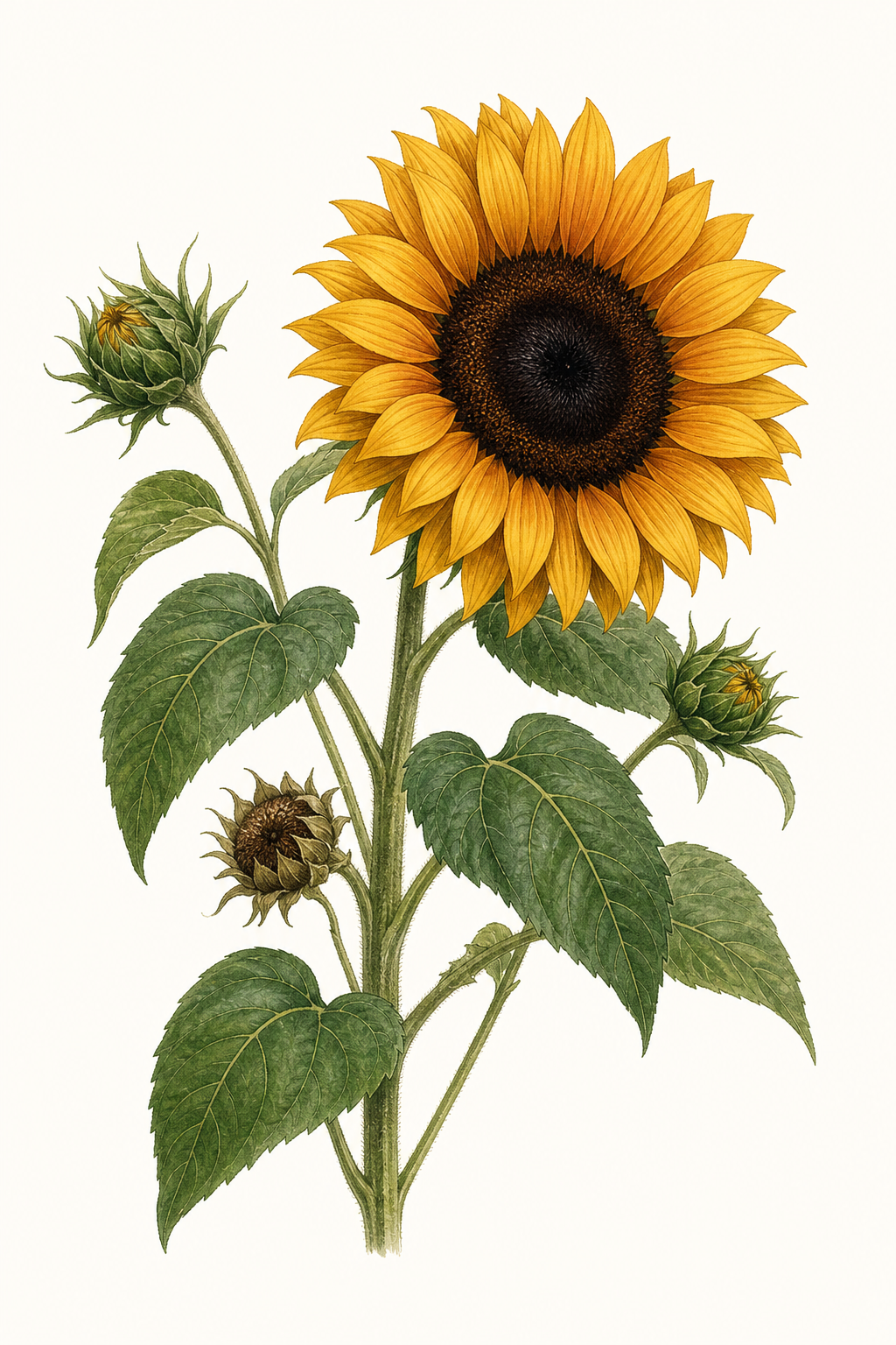 Botanical illustration of Velvet Queen