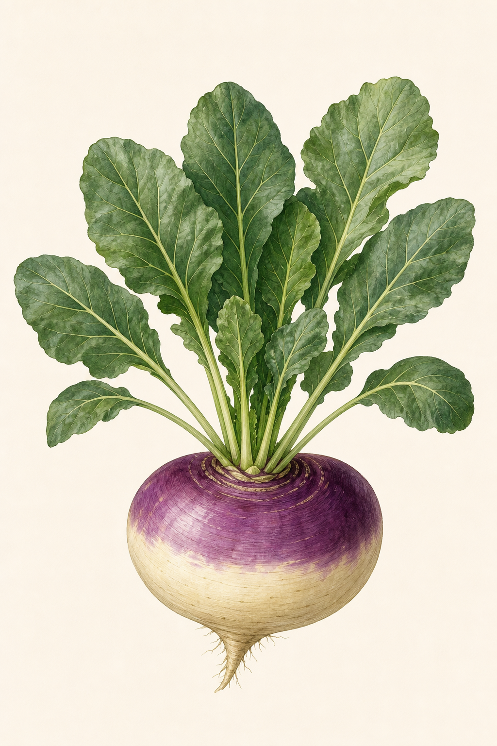 Botanical illustration of American Purple Top