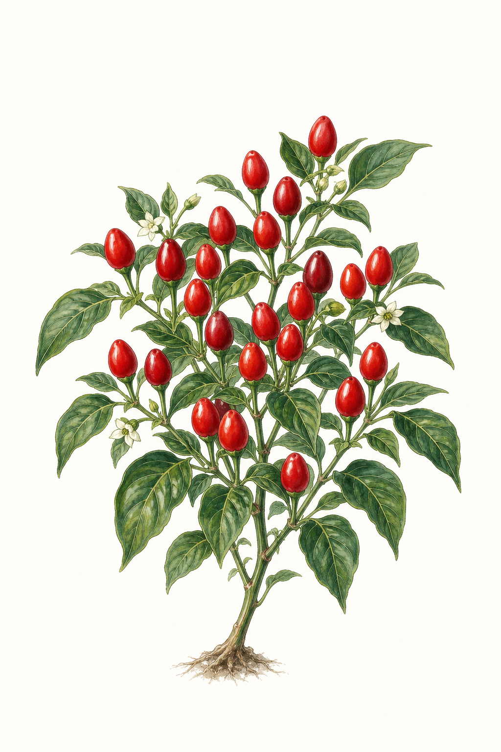 Botanical illustration of Sweetie Pie