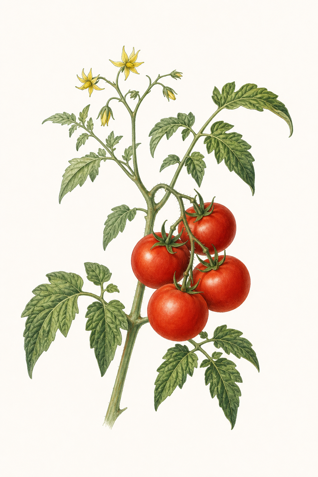 Botanical illustration of Raven
