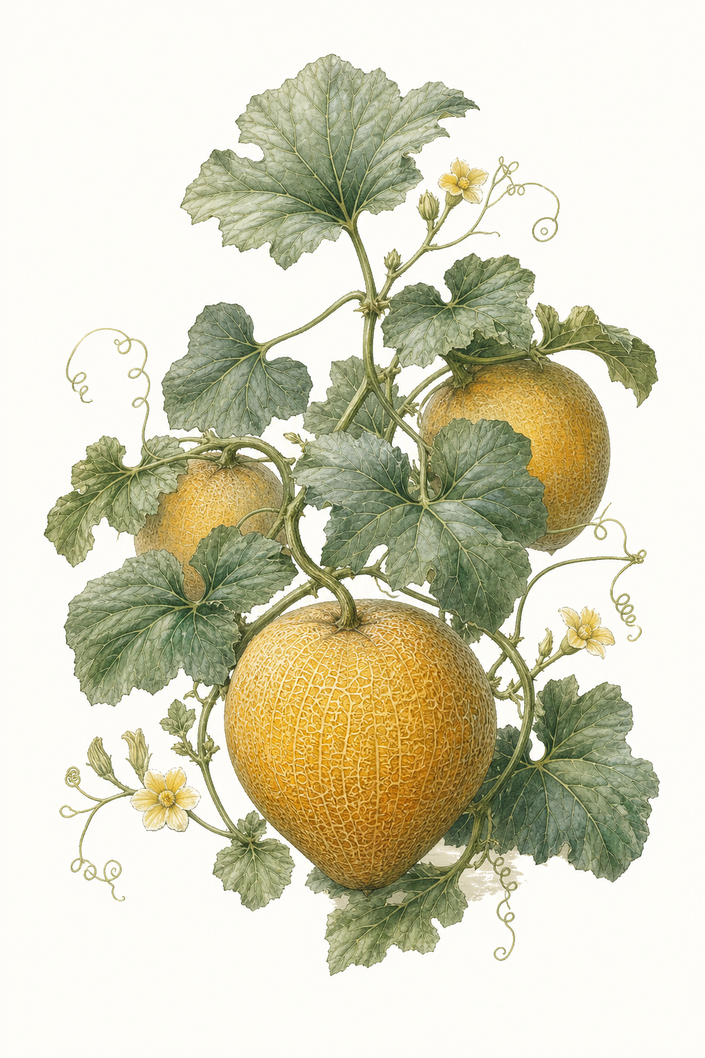 Botanical illustration of Hearts of Gold