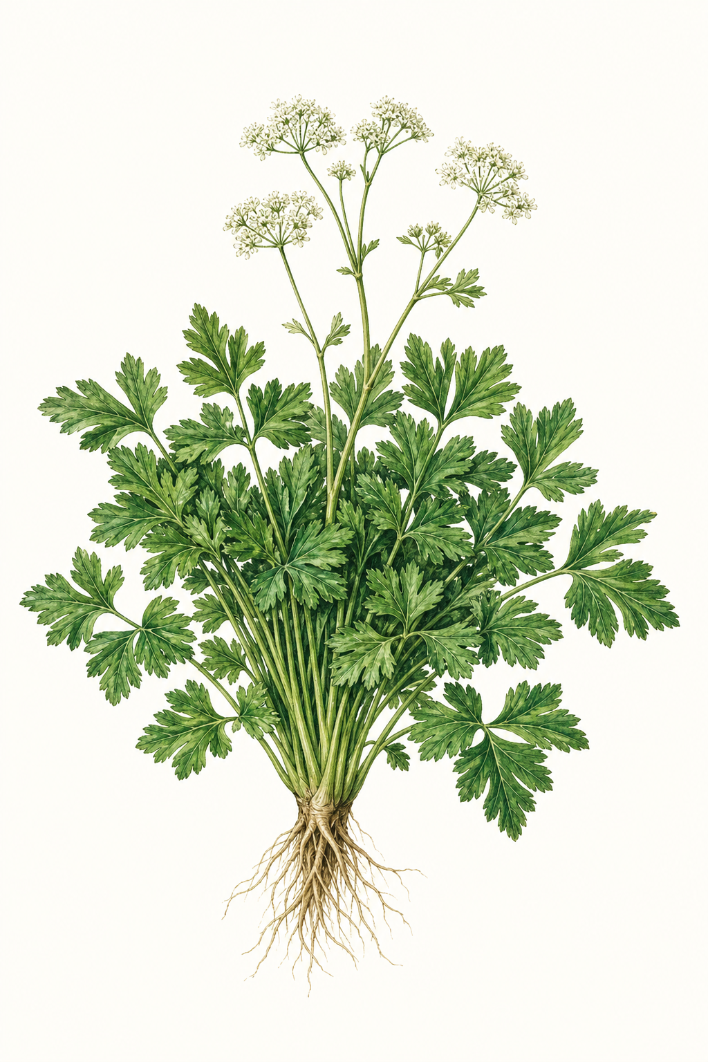 Botanical illustration of Italian Flat Leaf