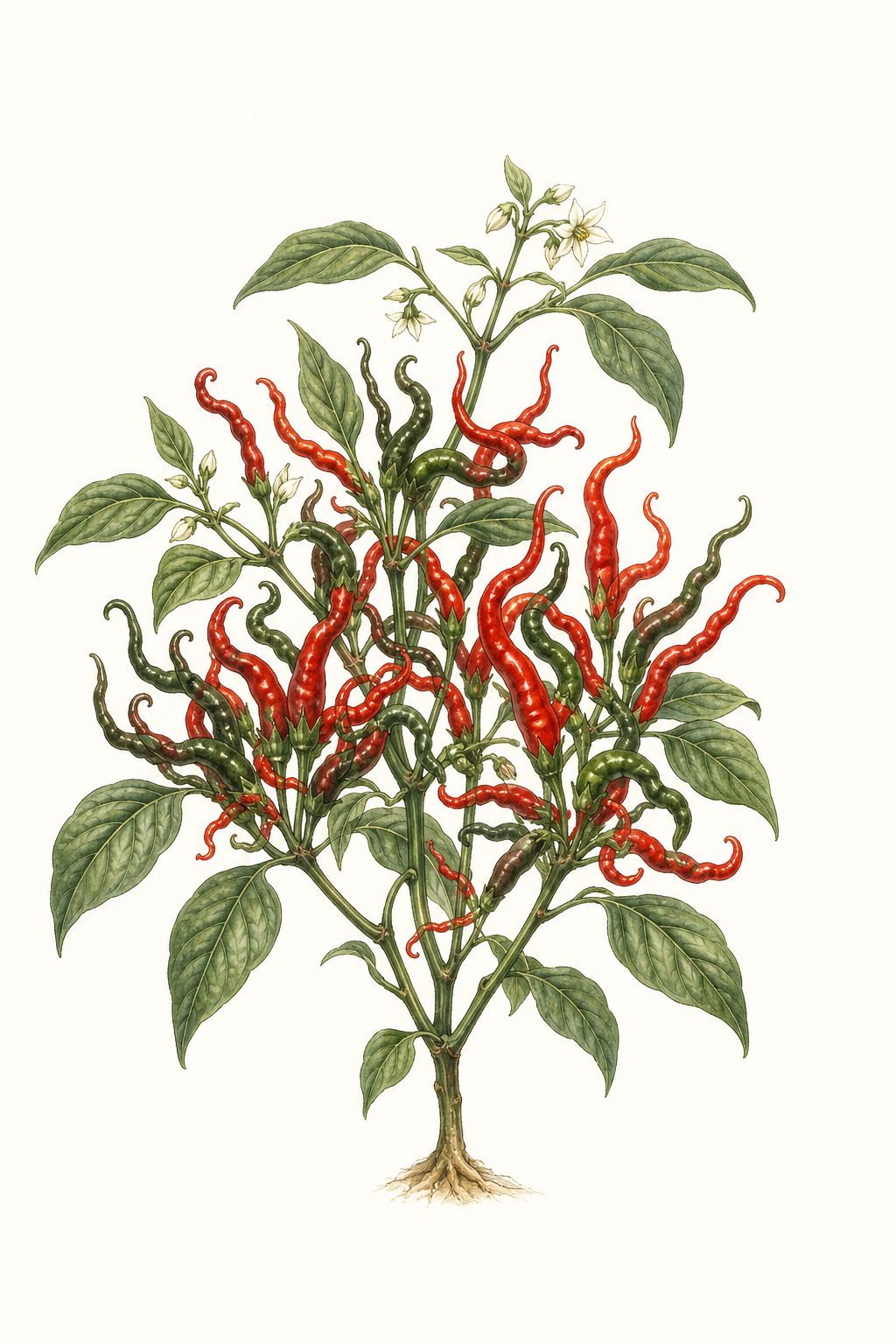 Botanical illustration of Medusa