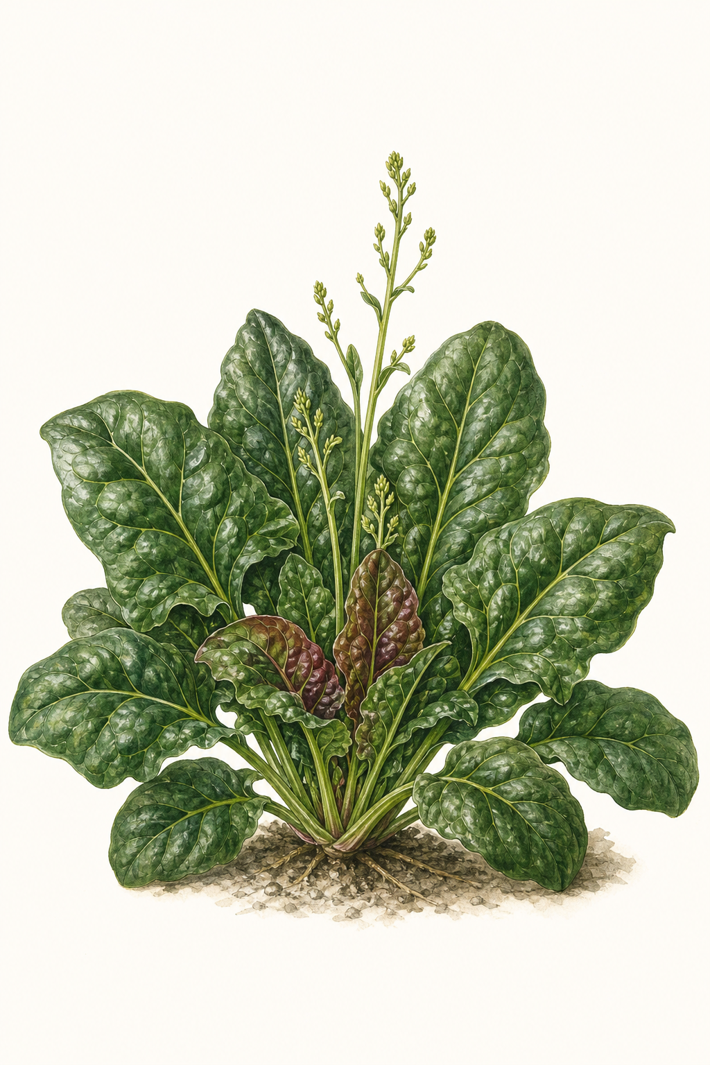 Botanical illustration of Red Kitten