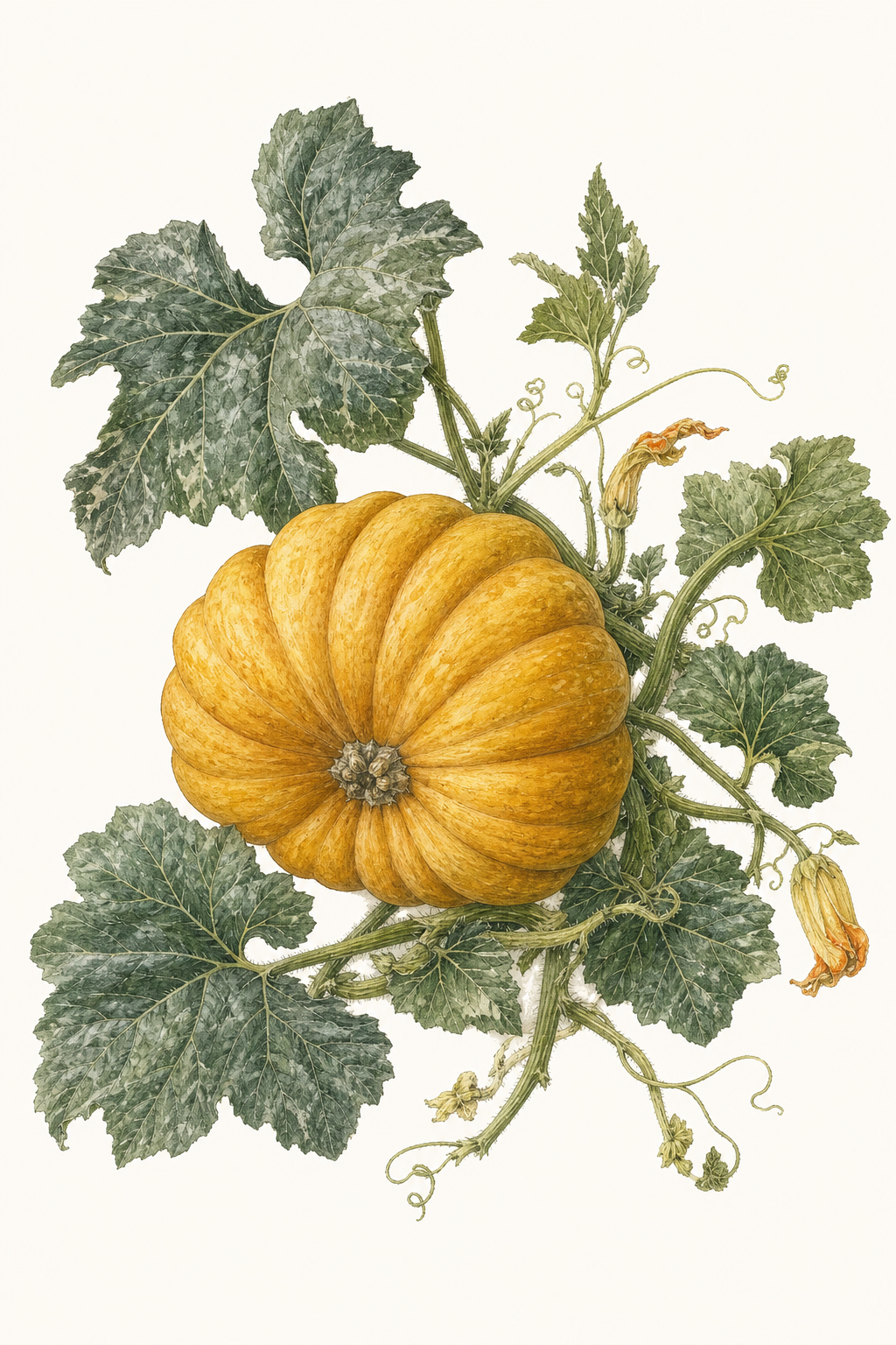 Botanical illustration of Cha Cha