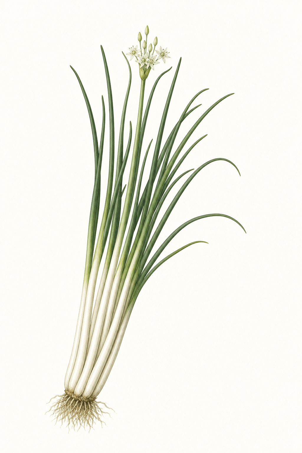Botanical illustration of Tokyo Long White