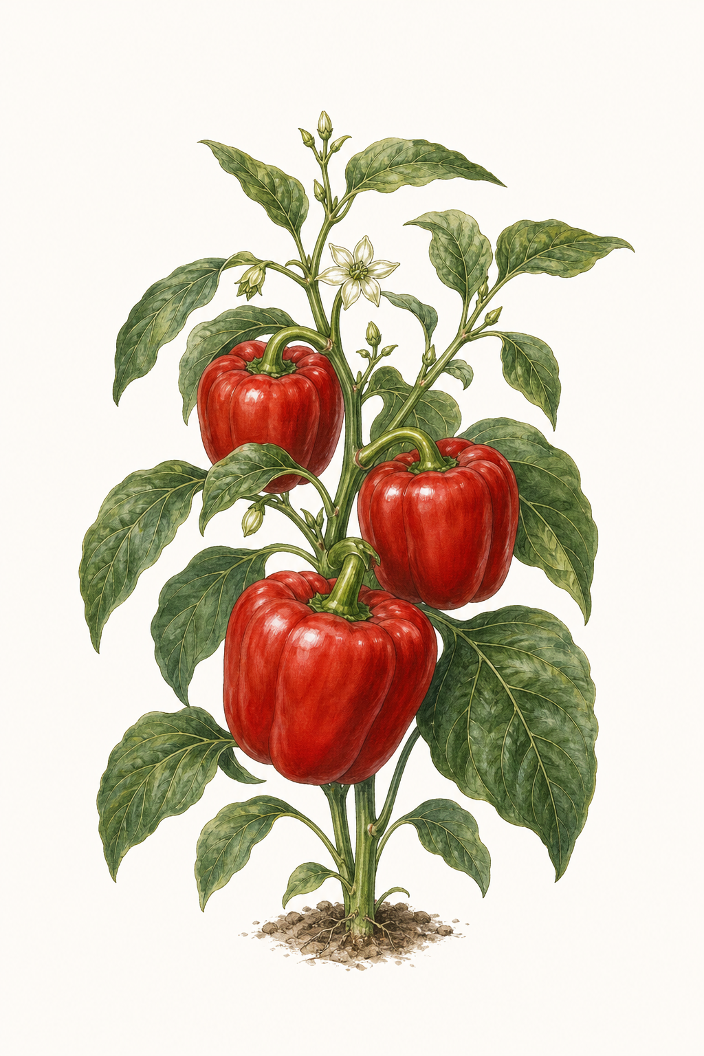 Botanical illustration of California Wonder 300