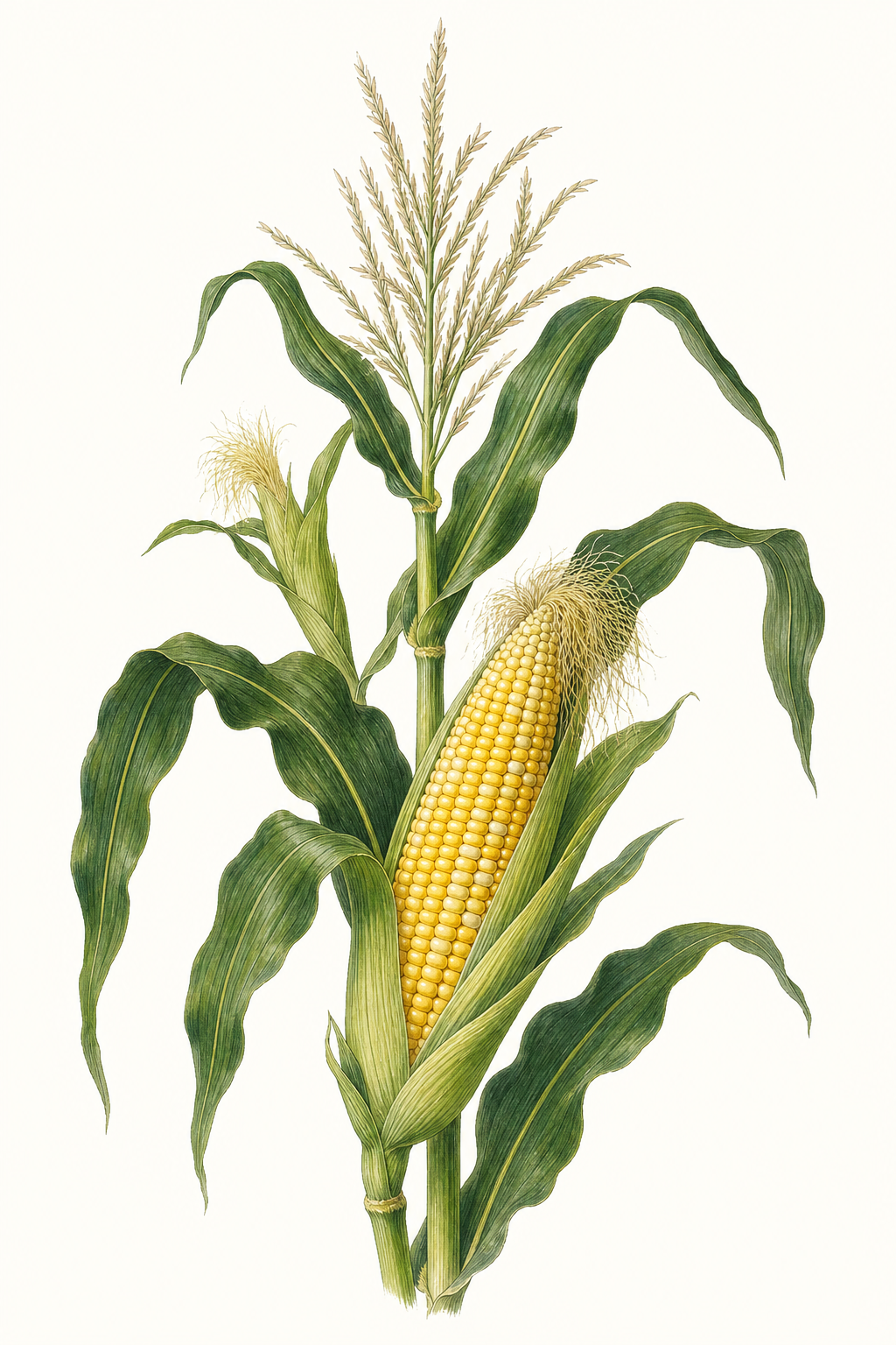 Botanical illustration of Honey Pearl