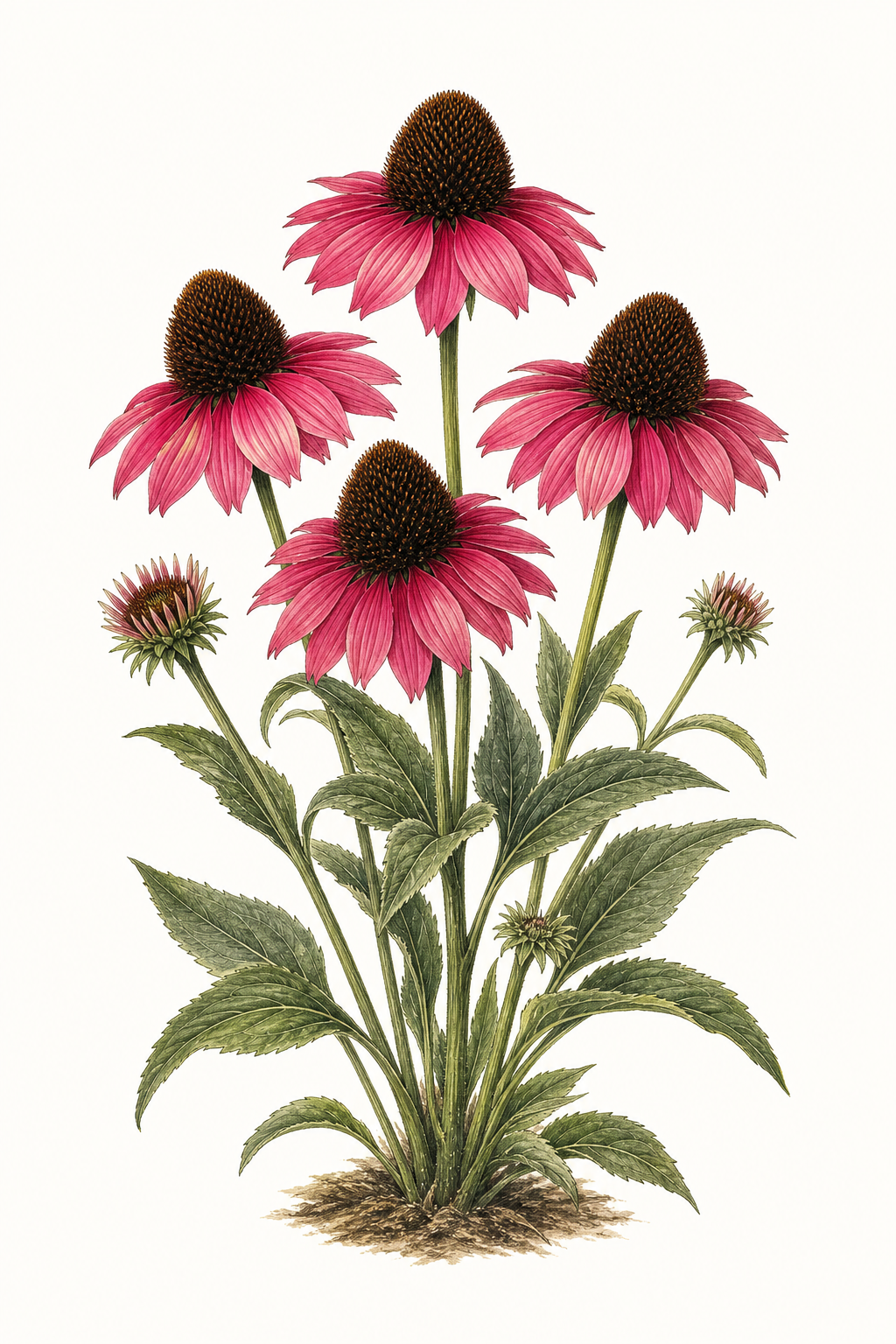 Botanical illustration of Cheyenne Spirit