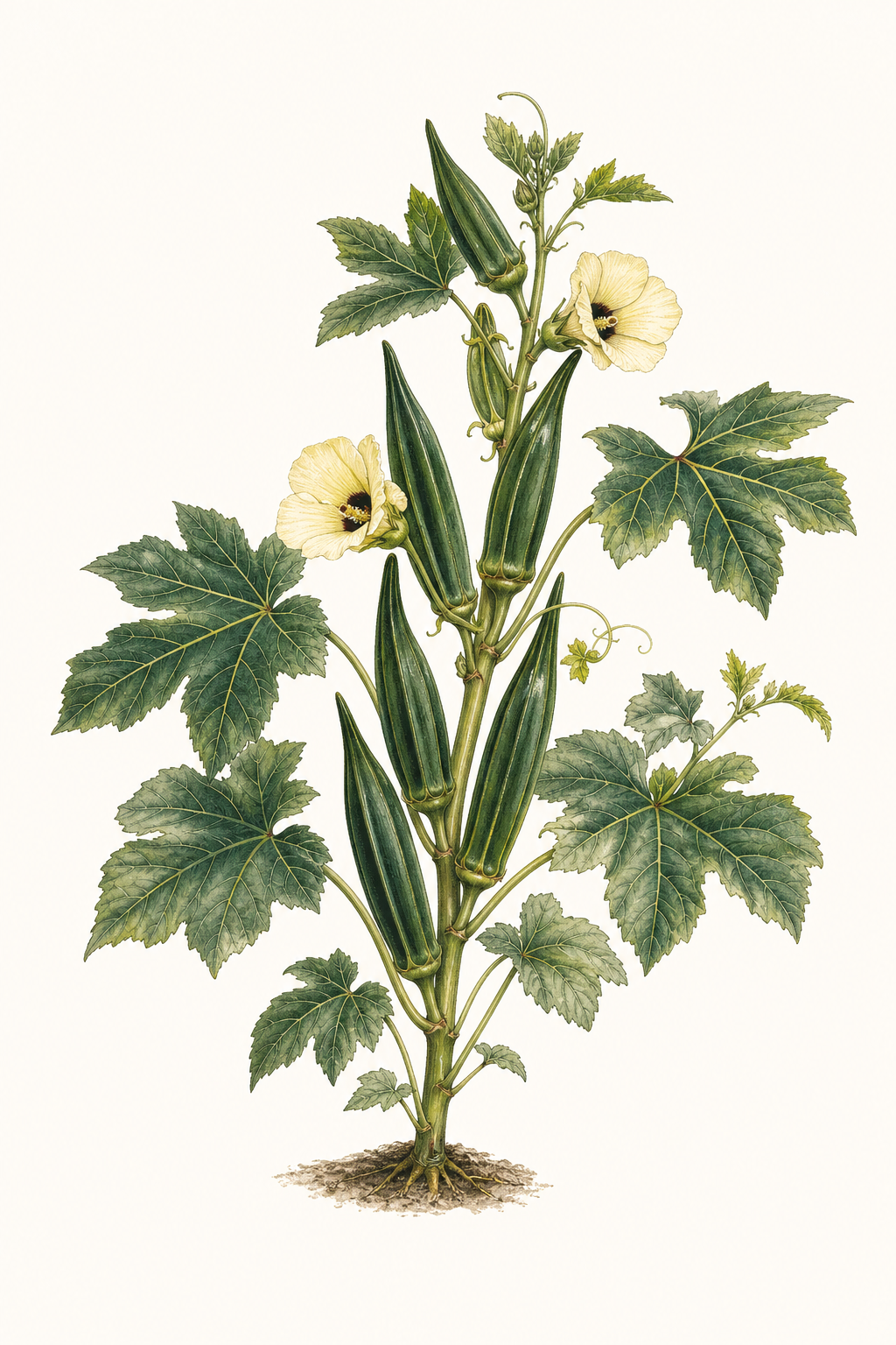 Botanical illustration of Ewell